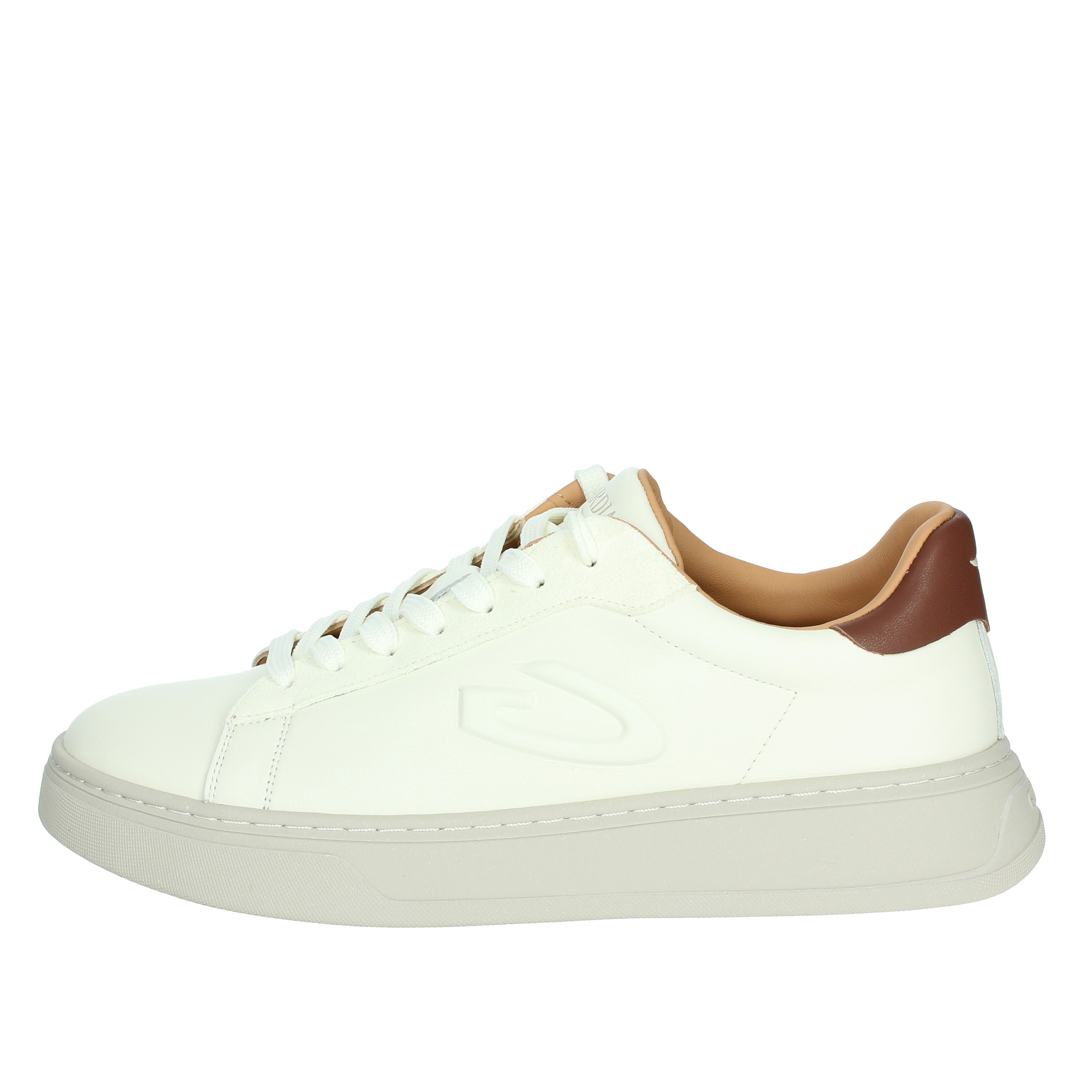 SNEAKERS BASSA AGM318000 BIANCO/CUOIO