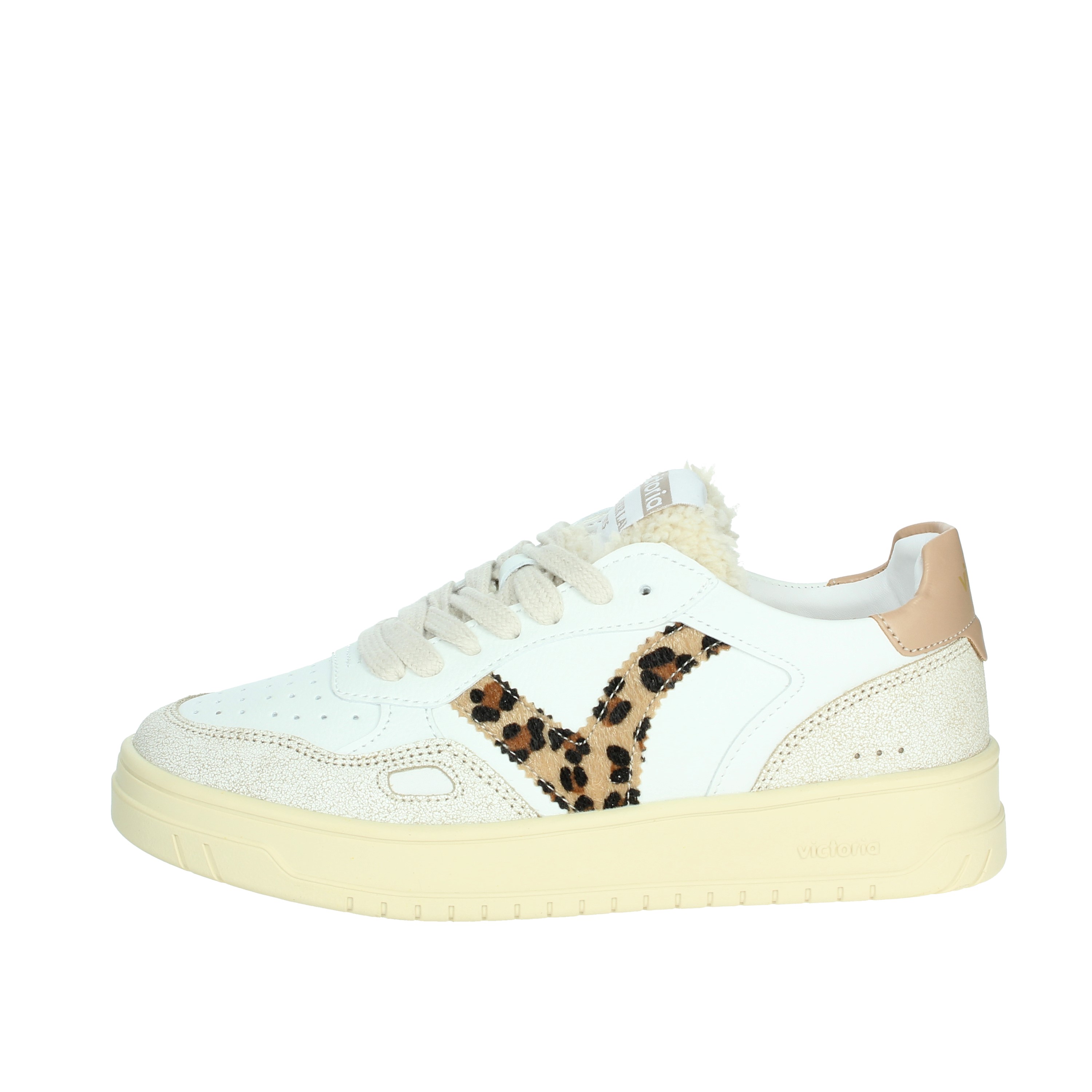 SNEAKERS BASSA 1257124 BIANCO/CUOIO