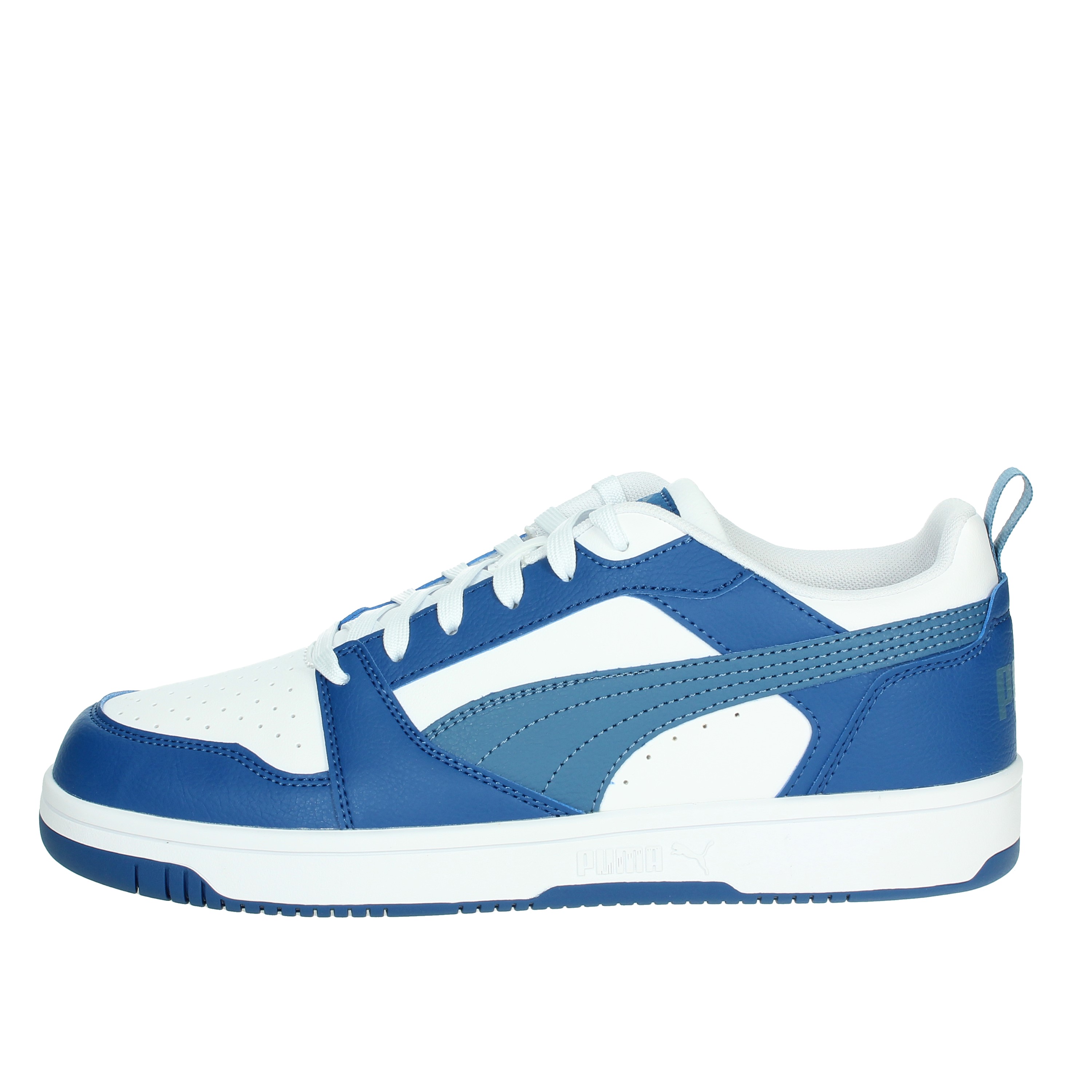 SNEAKERS BASSA 392328 BIANCO/AZZURRO