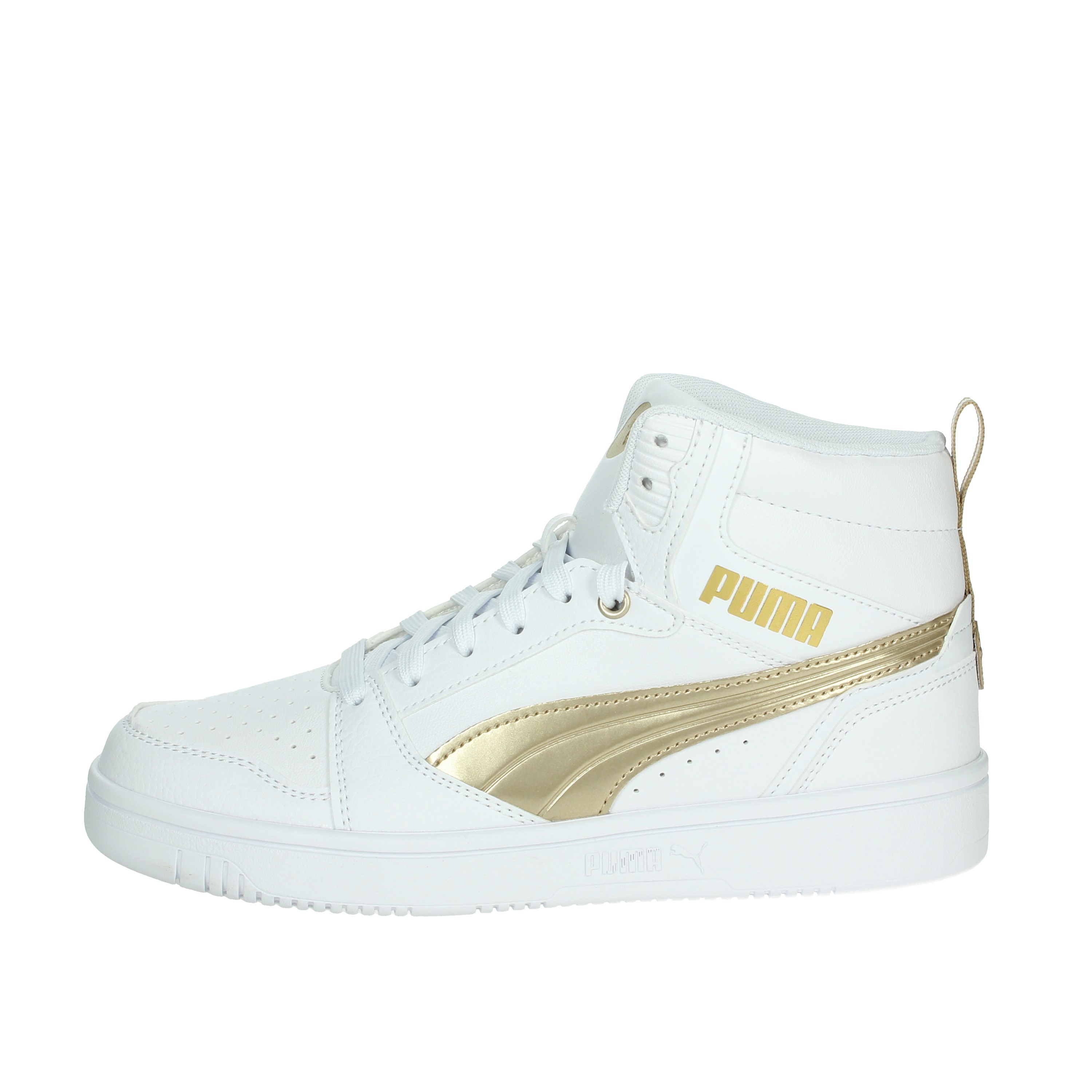 SNEAKERS ALTA 397474 BIANCO/ORO