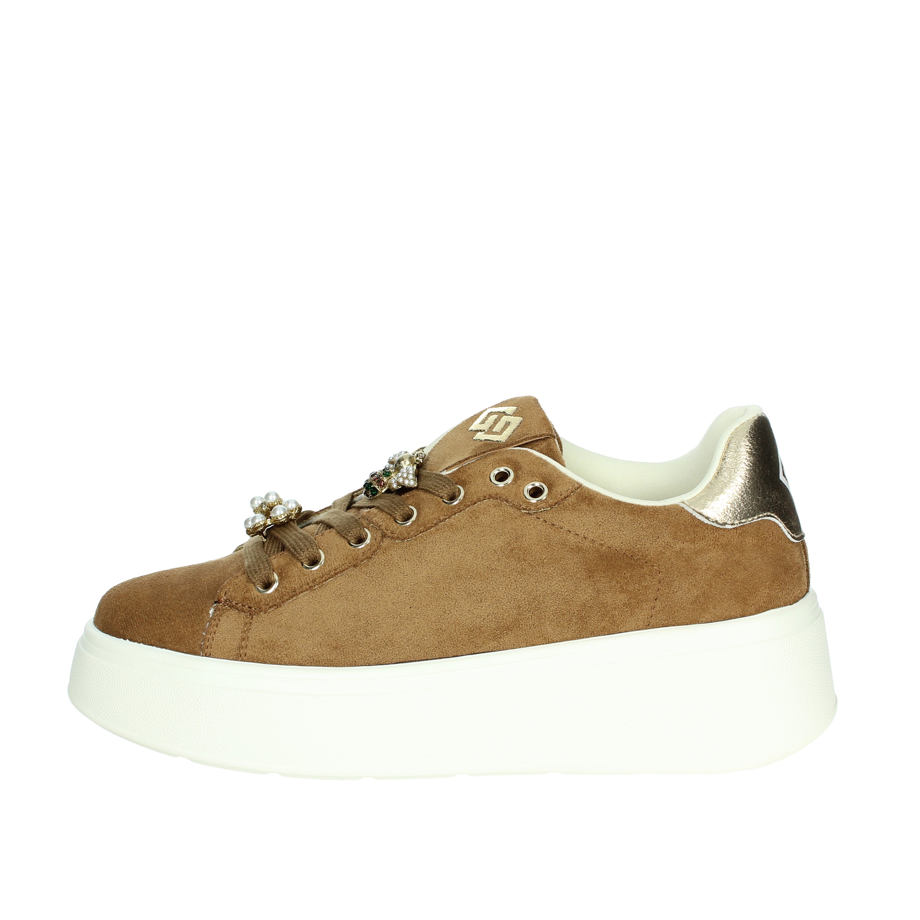 SNEAKERS BASSA GB879 CUOIO