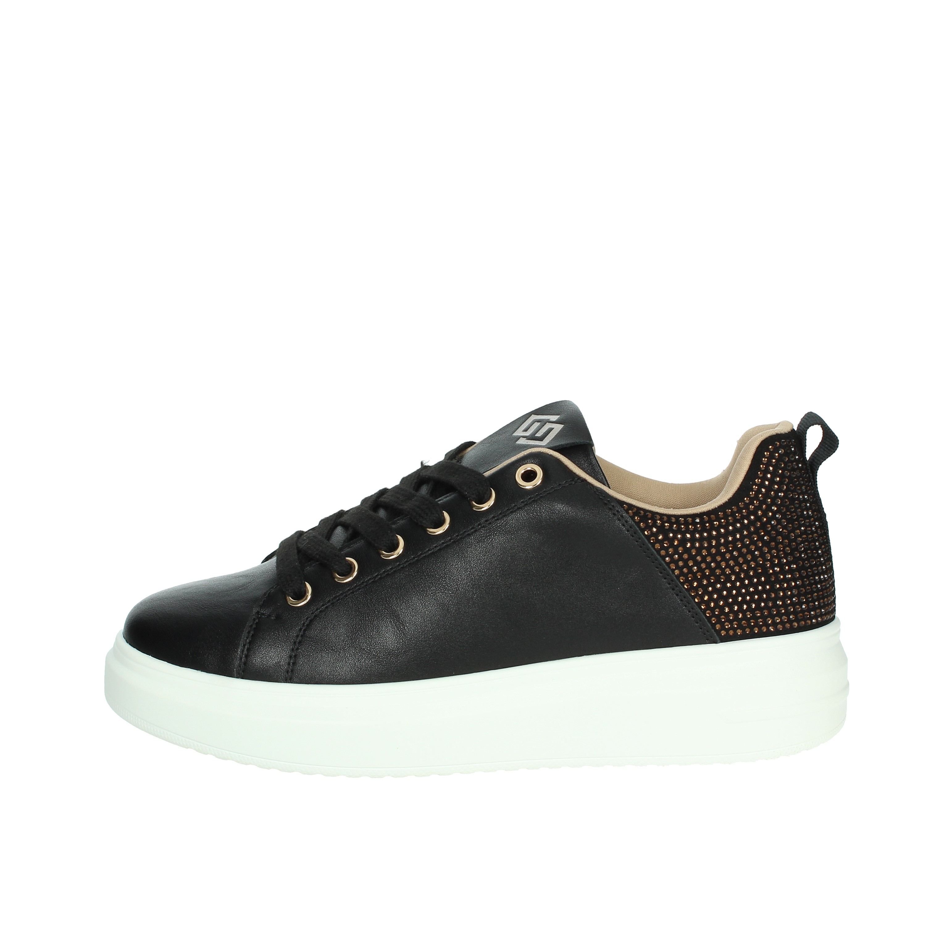 SNEAKERS BASSA GB866 NERO