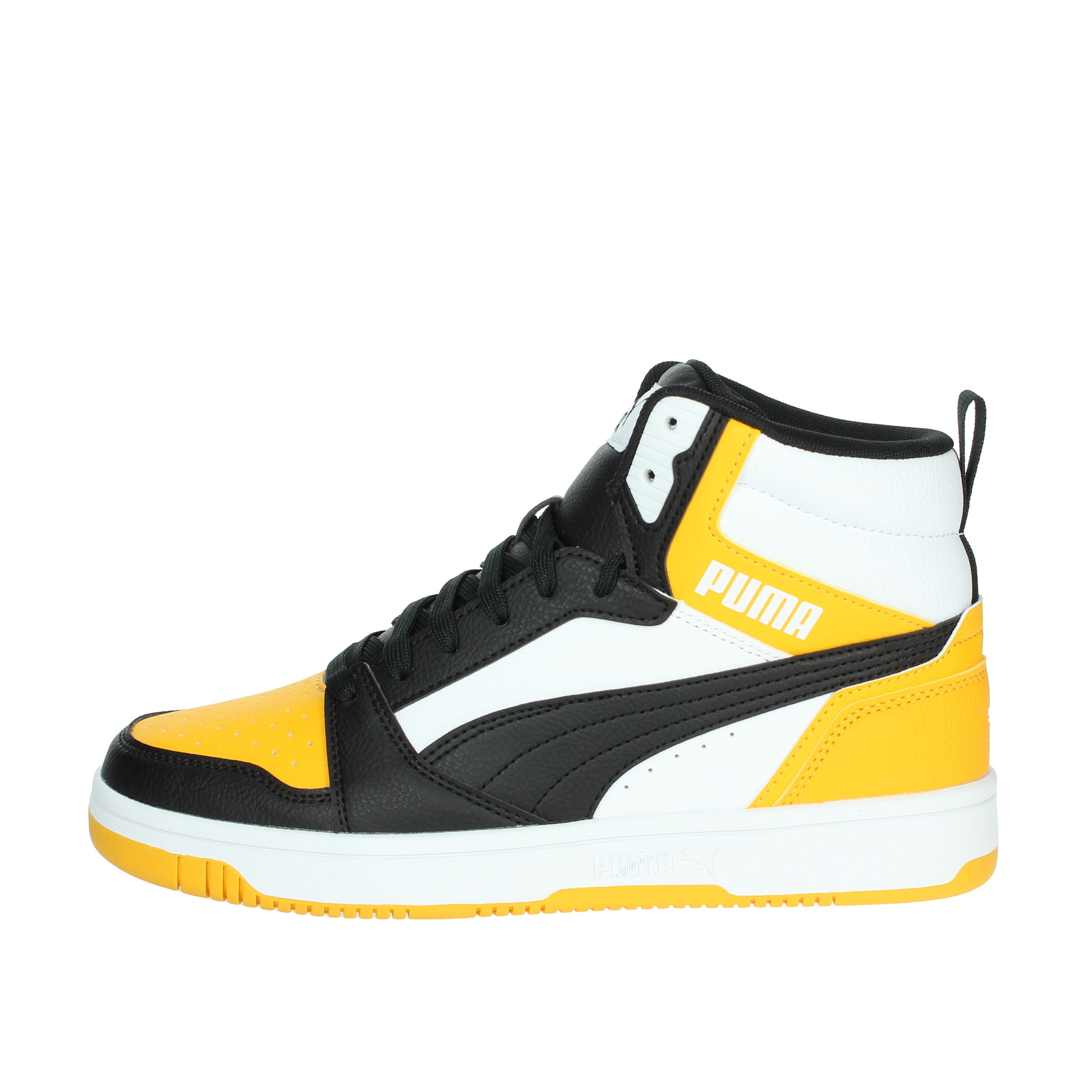 SNEAKERS ALTA 393831 BIANCO/GIALLO