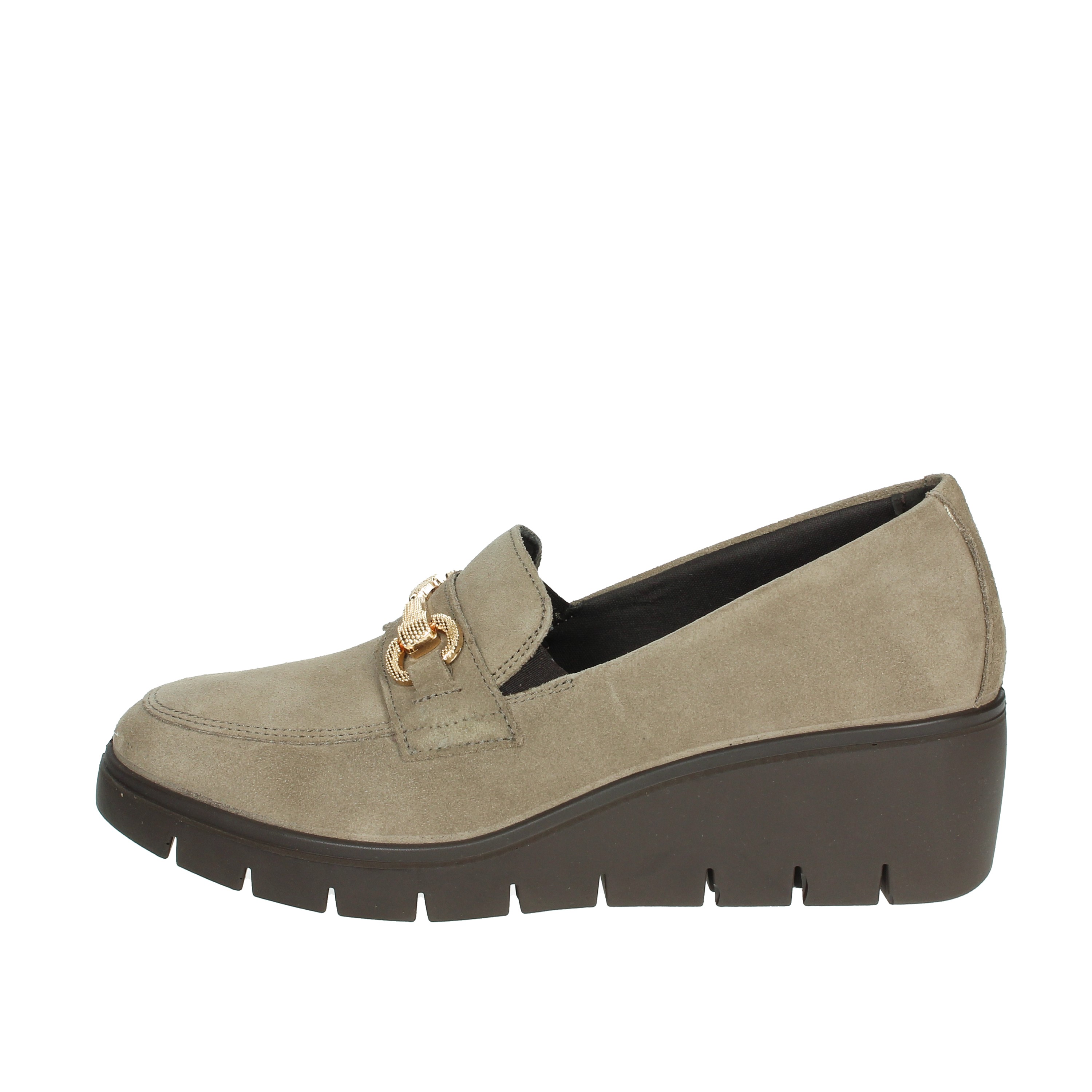 MOCASSINO TACCO 655241 TAUPE