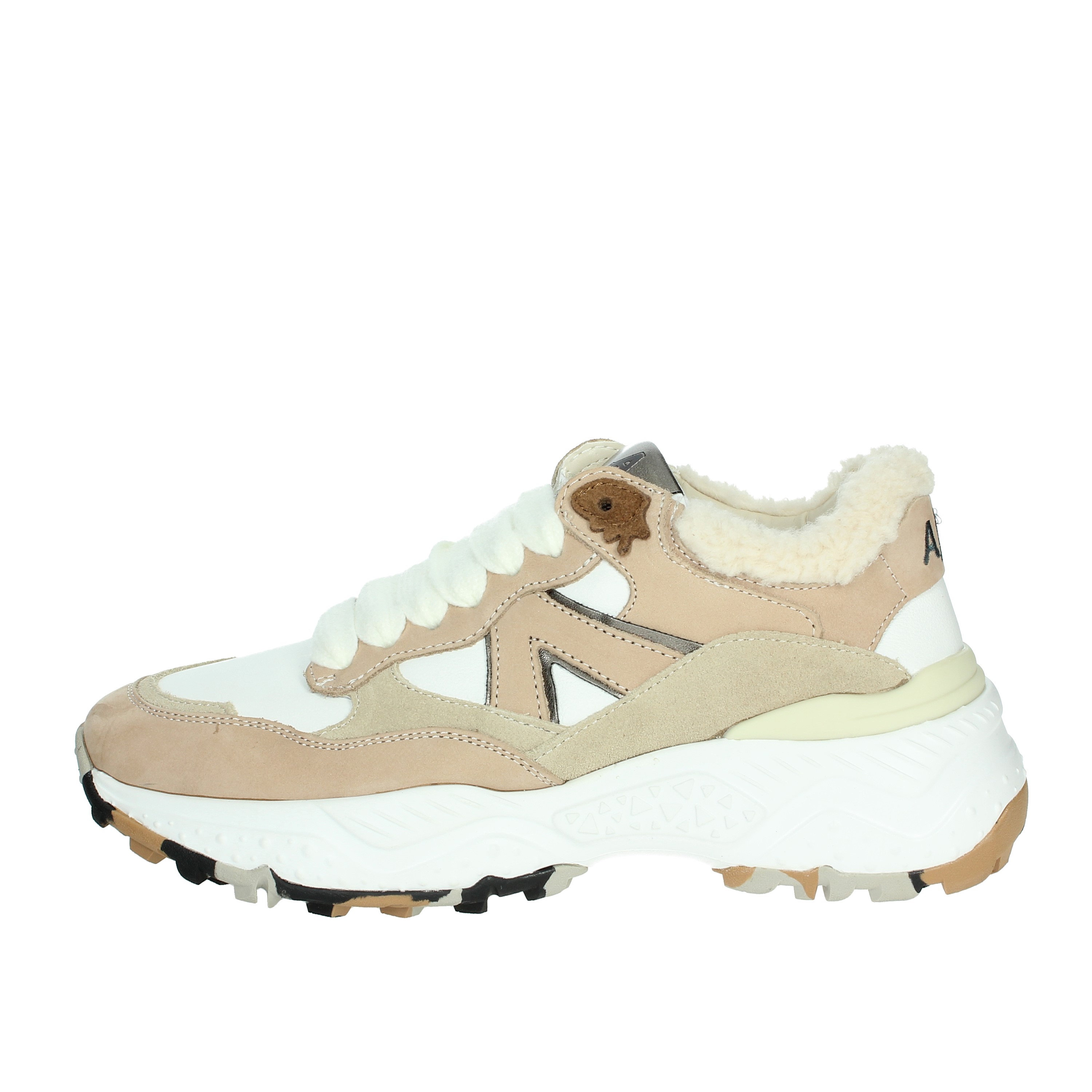 SNEAKERS BASSA AC-040 BIANCO/BEIGE