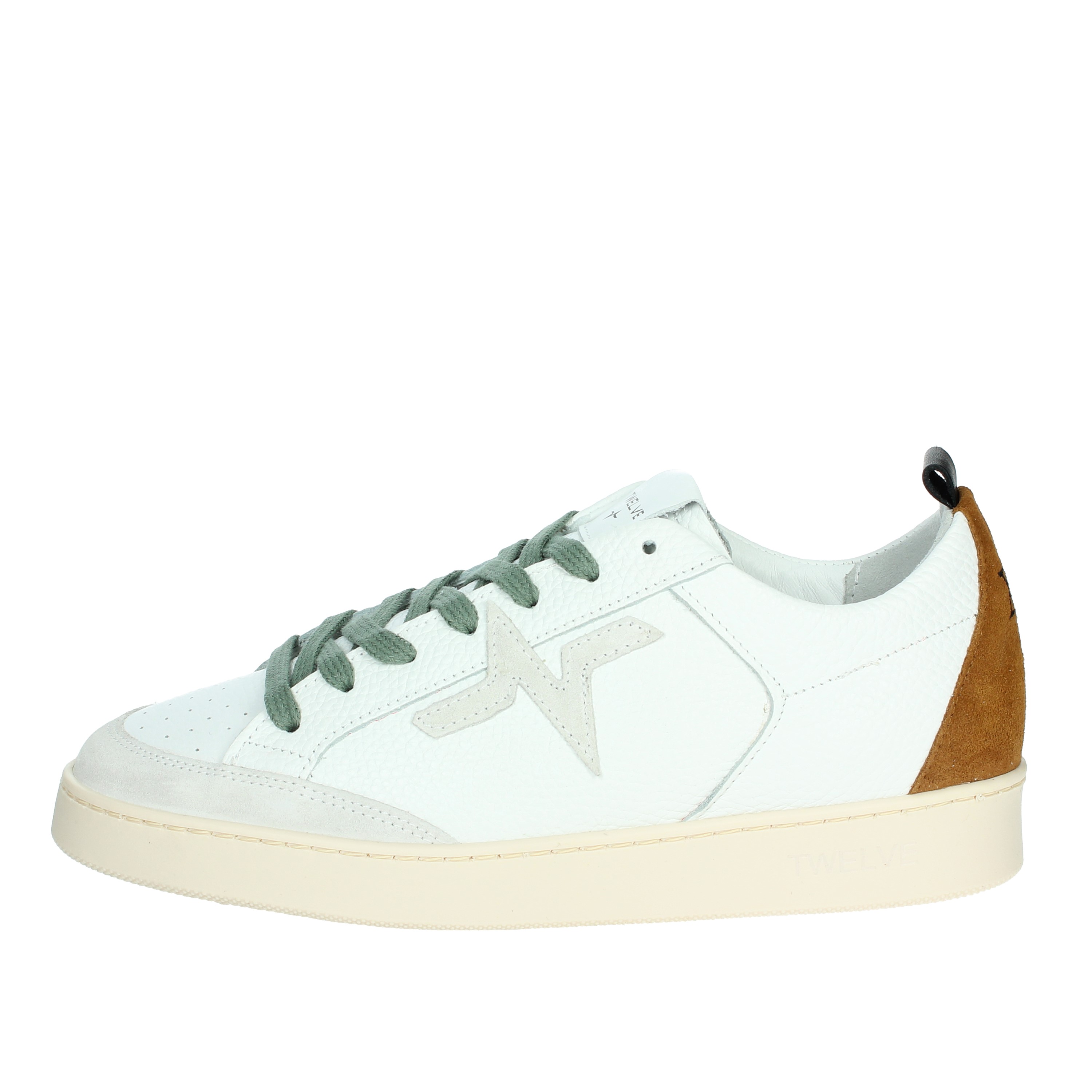 SNEAKERS BASSA JUMP BIANCO/CUOIO