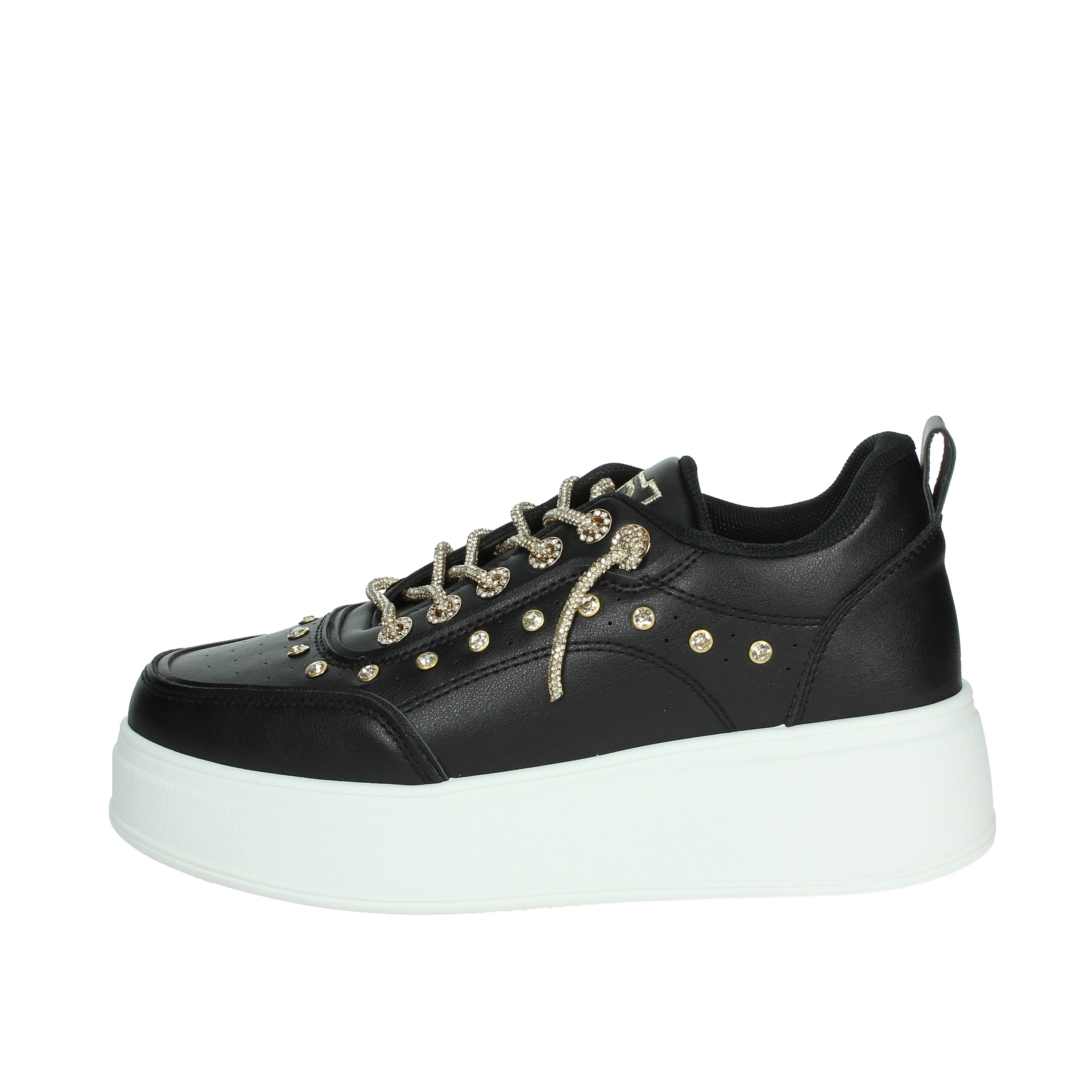 SNEAKERS BASSA 8729 NERO