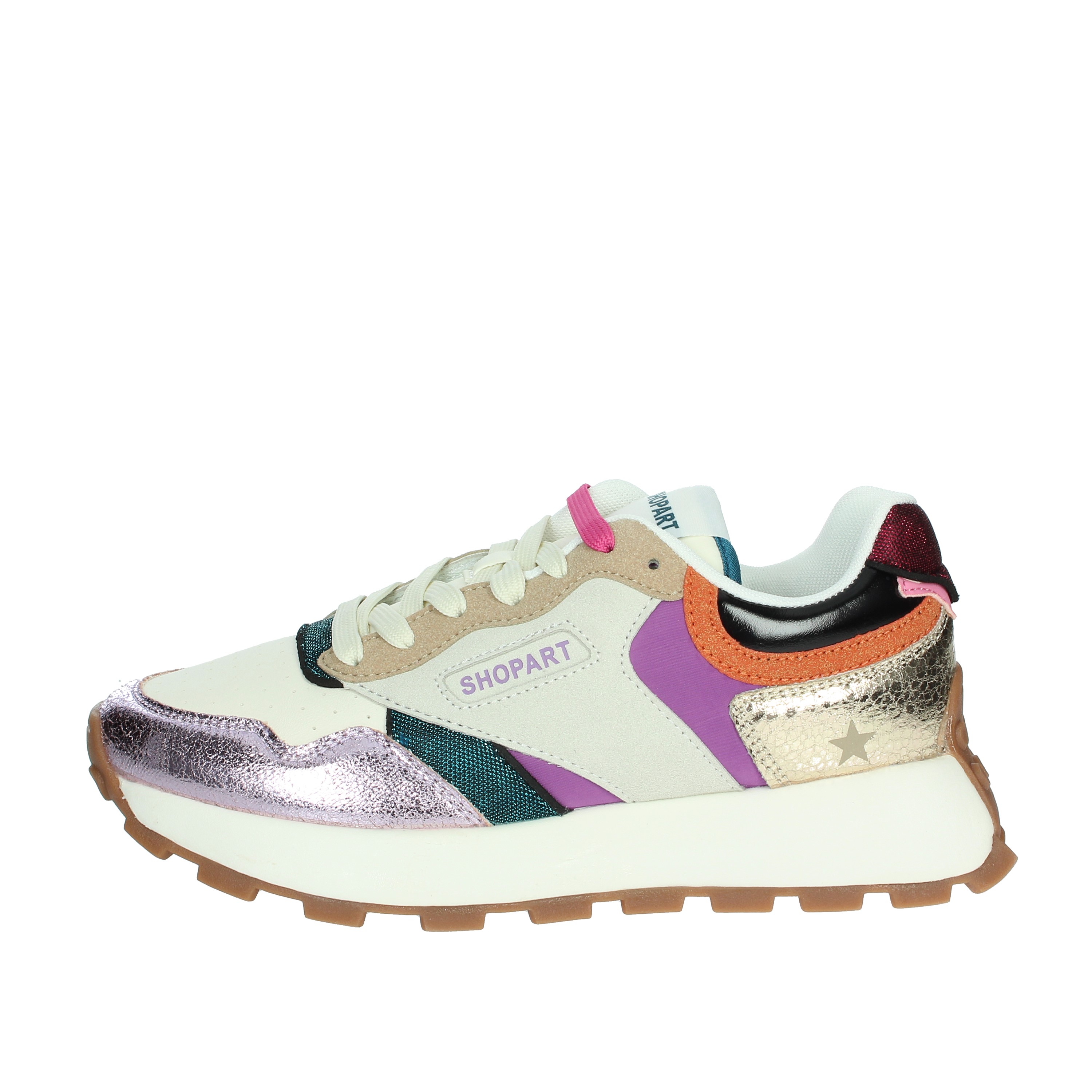 SNEAKERS BASSA SASF240948 BEIGE/FUCSIA