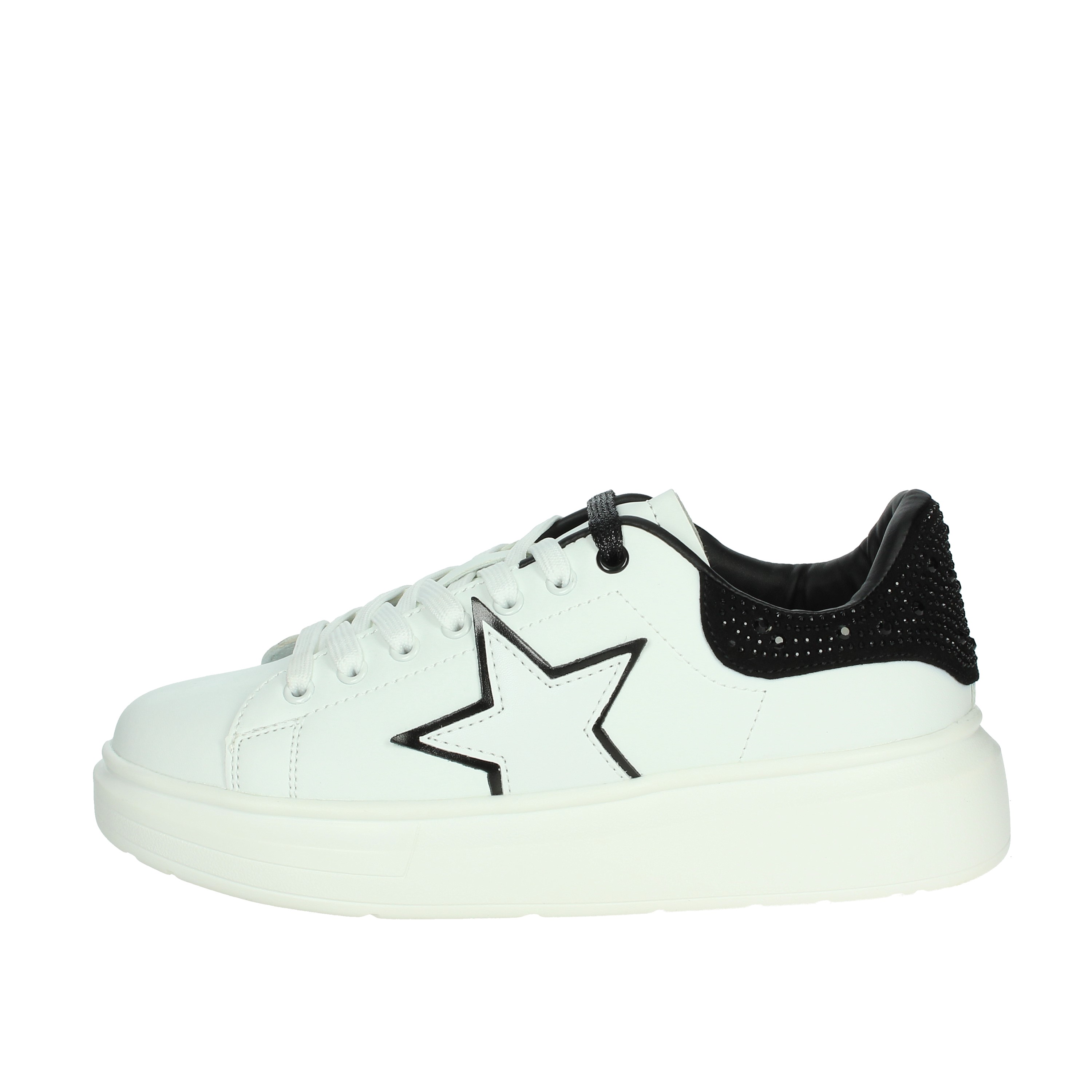 SNEAKERS BASSA SASF240912 BIANCO/NERO