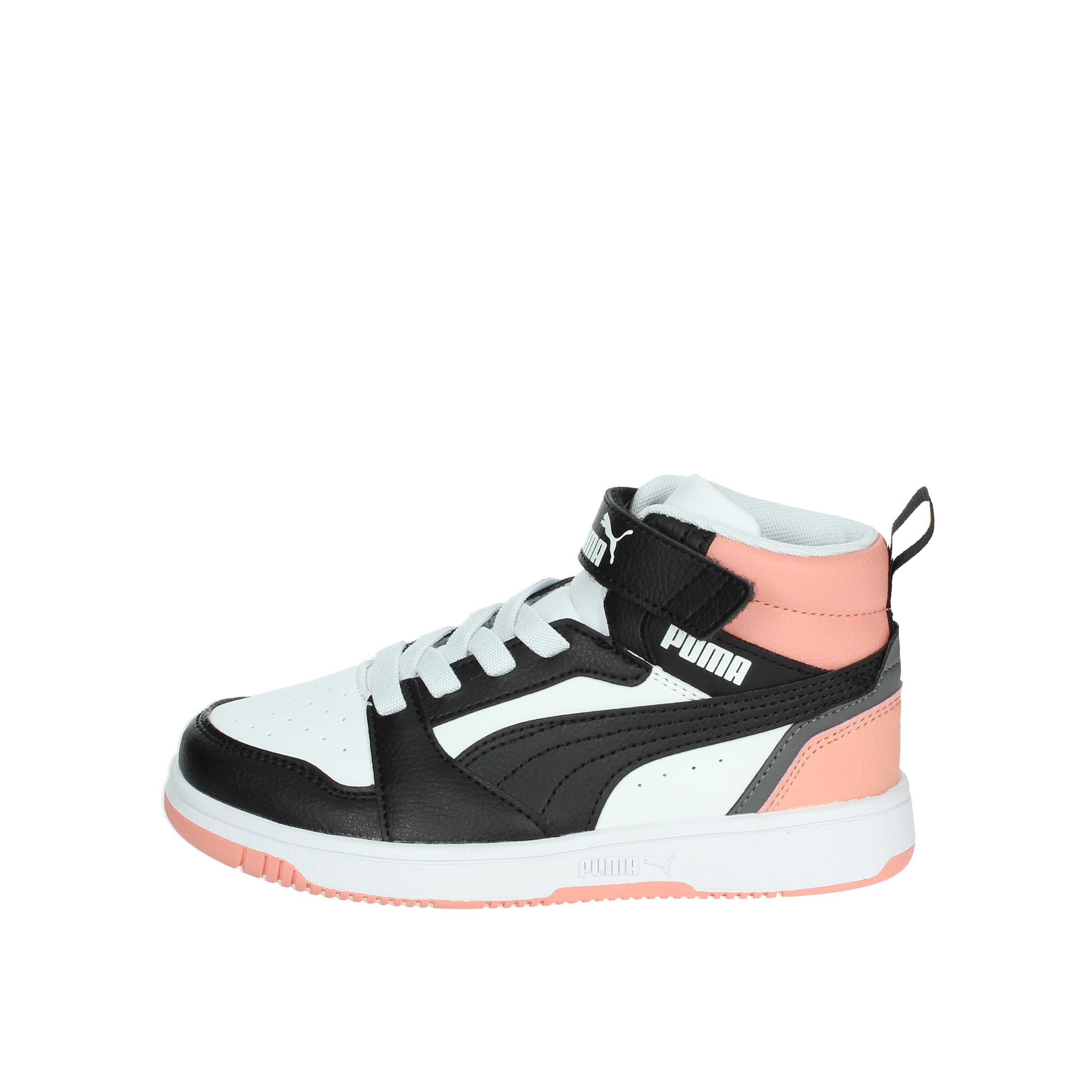 SNEAKERS ALTA 393832 BIANCO/NERO/ROSA