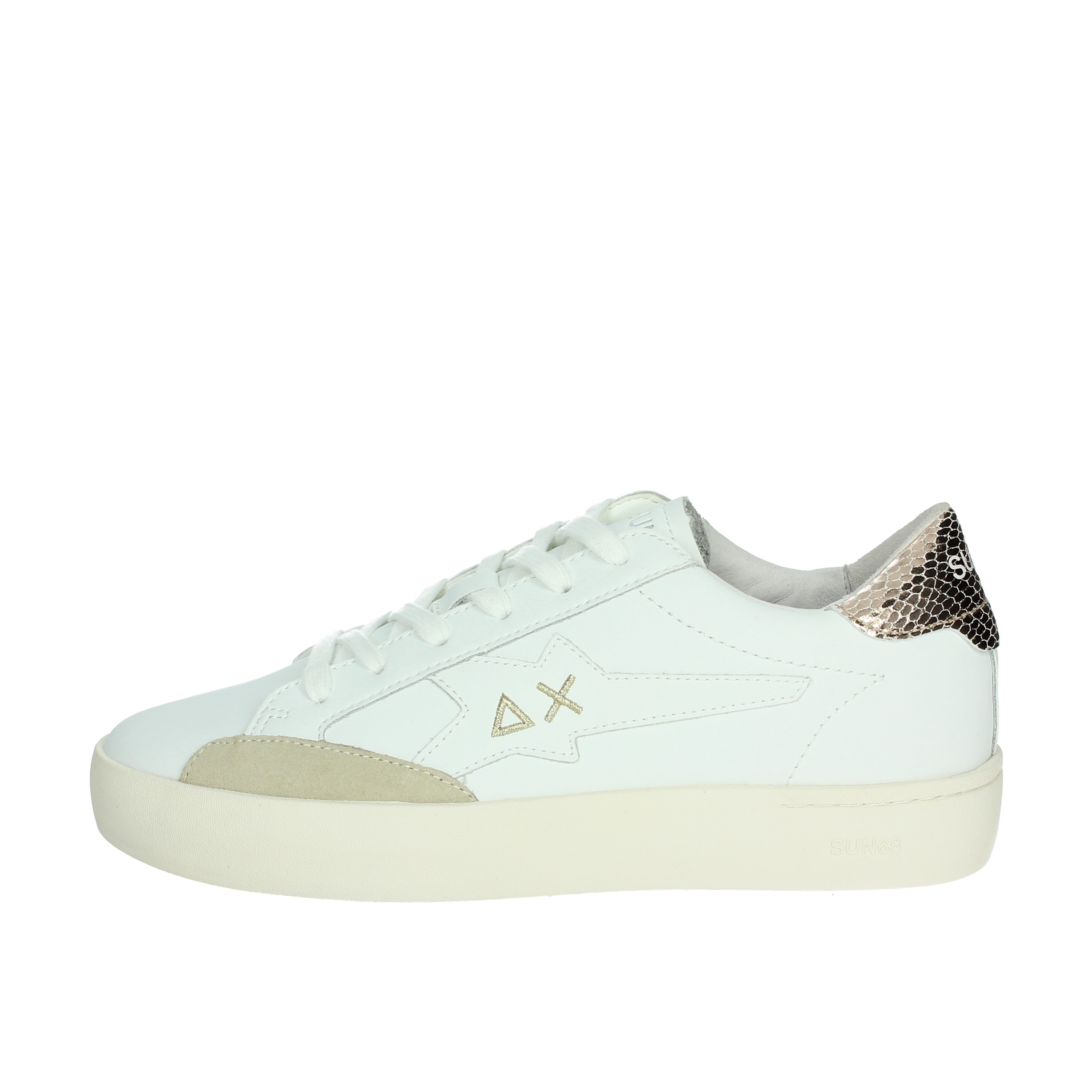 SNEAKERS BASSA Z44421T BIANCO/ORO