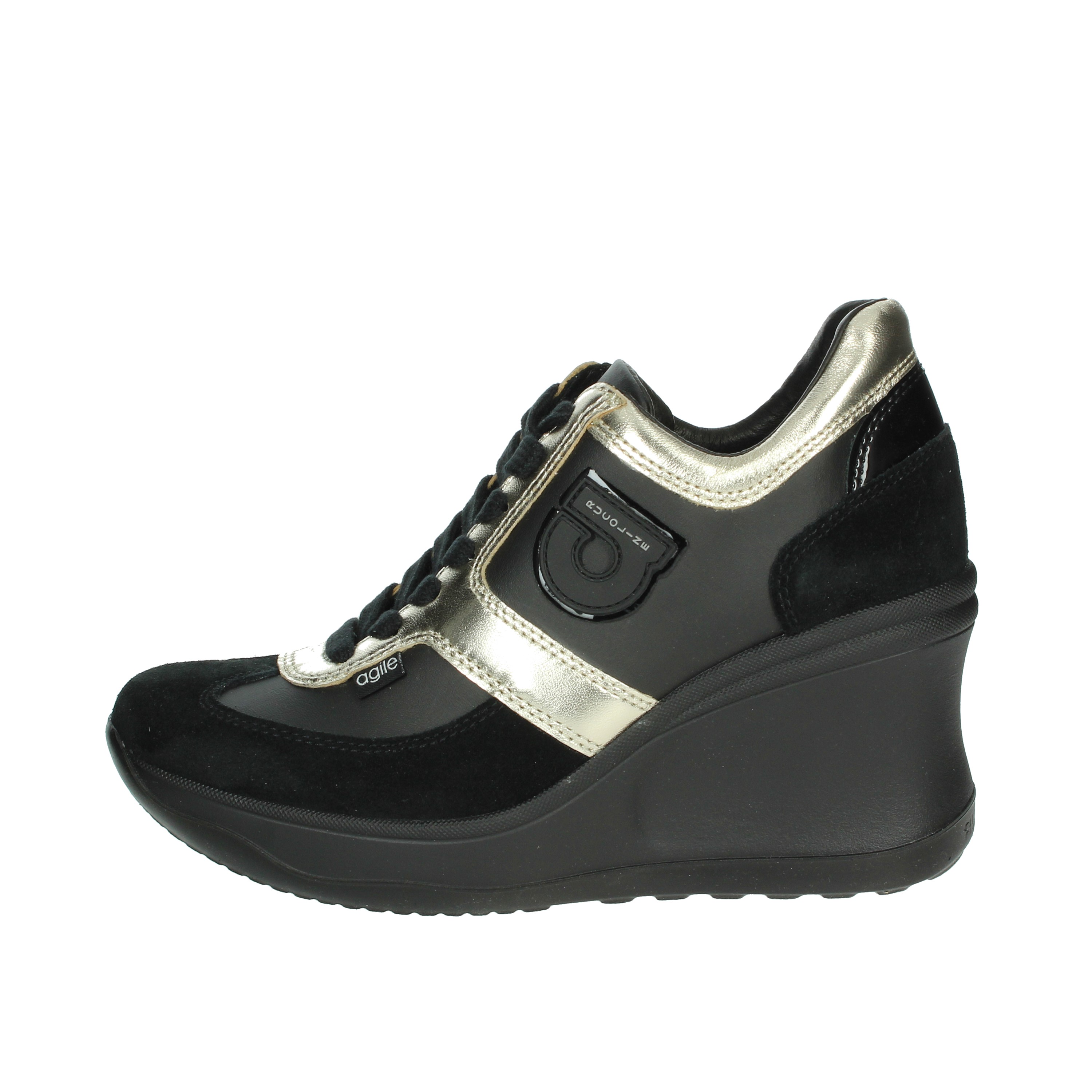 SNEAKERS BASSA BRIGITTE 1800 NERO/ORO