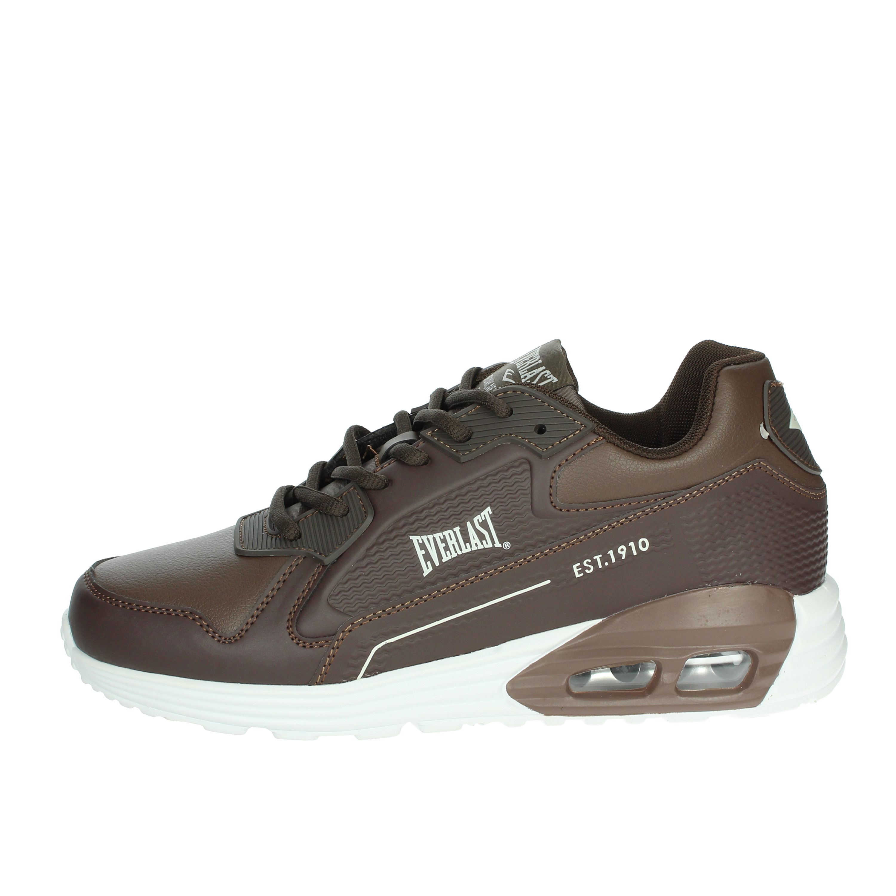 SNEAKERS BASSA EV-810P MARRONE