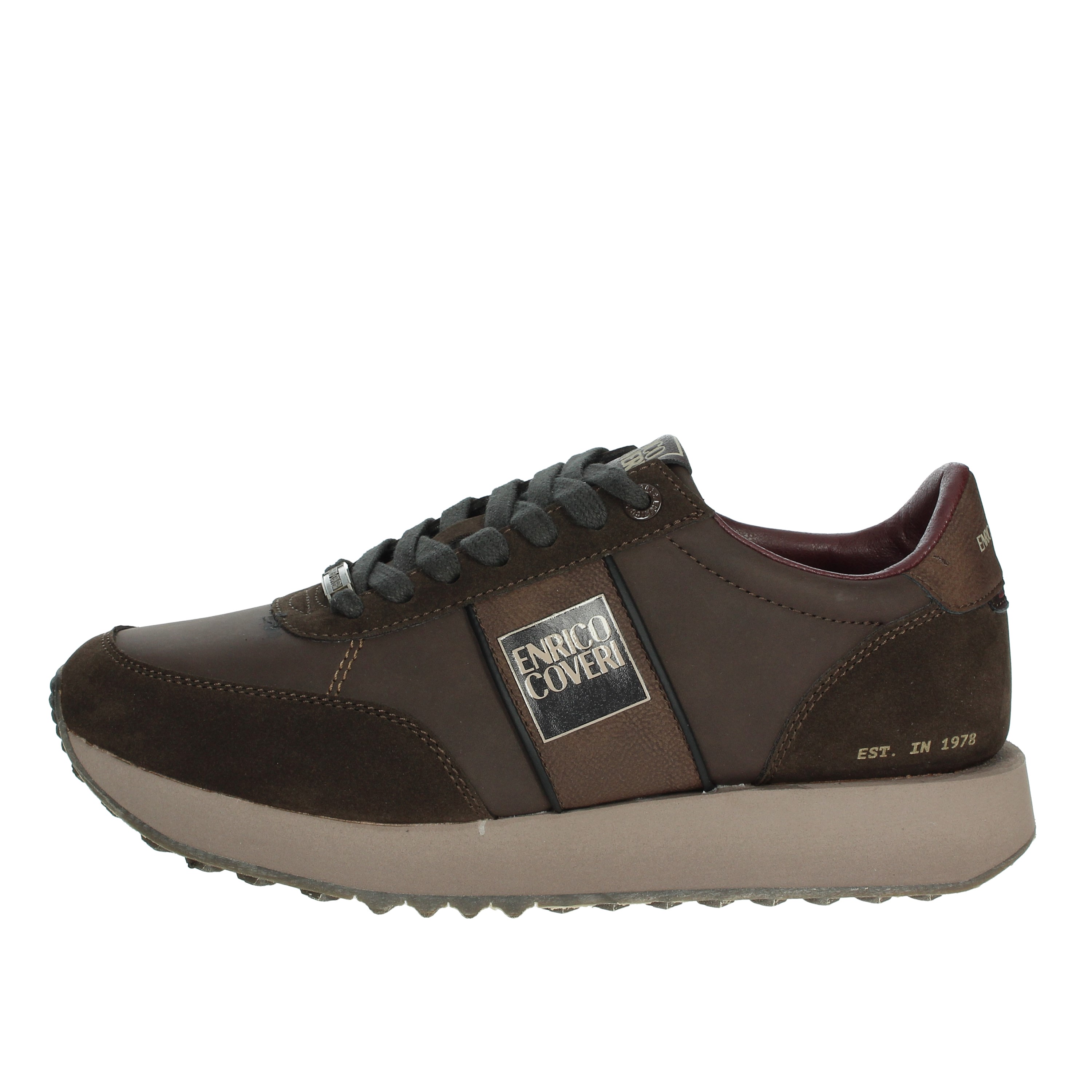 SNEAKERS BASSA ECM423B14 MARRONE