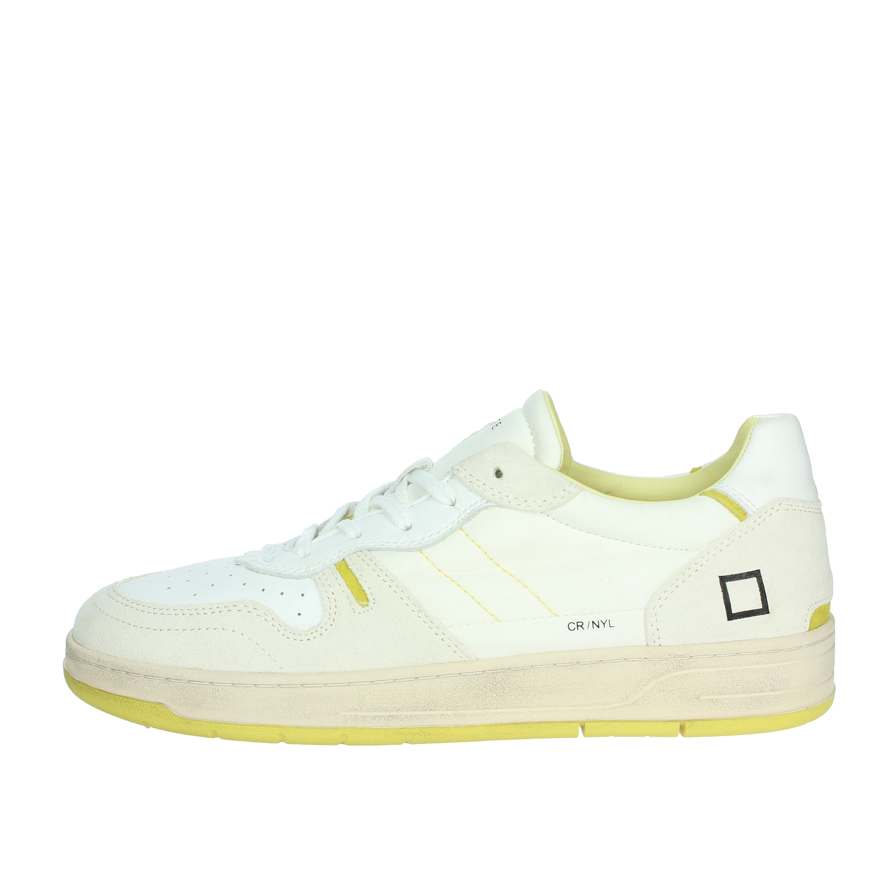 SNEAKERS BASSA M401-C2-NY-HY BIANCO/GIALLO