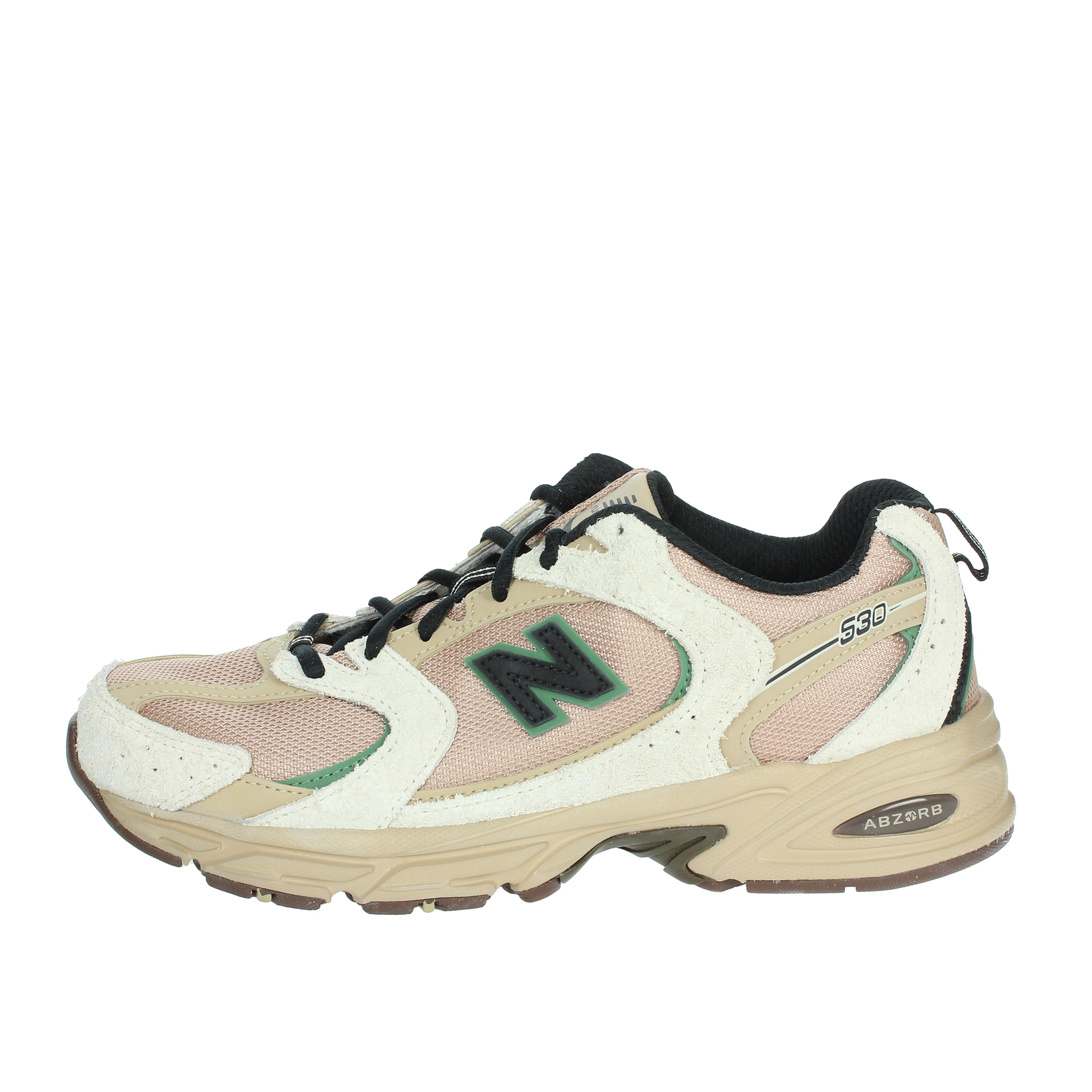 SNEAKERS BASSA MR530SND BEIGE/VERDE