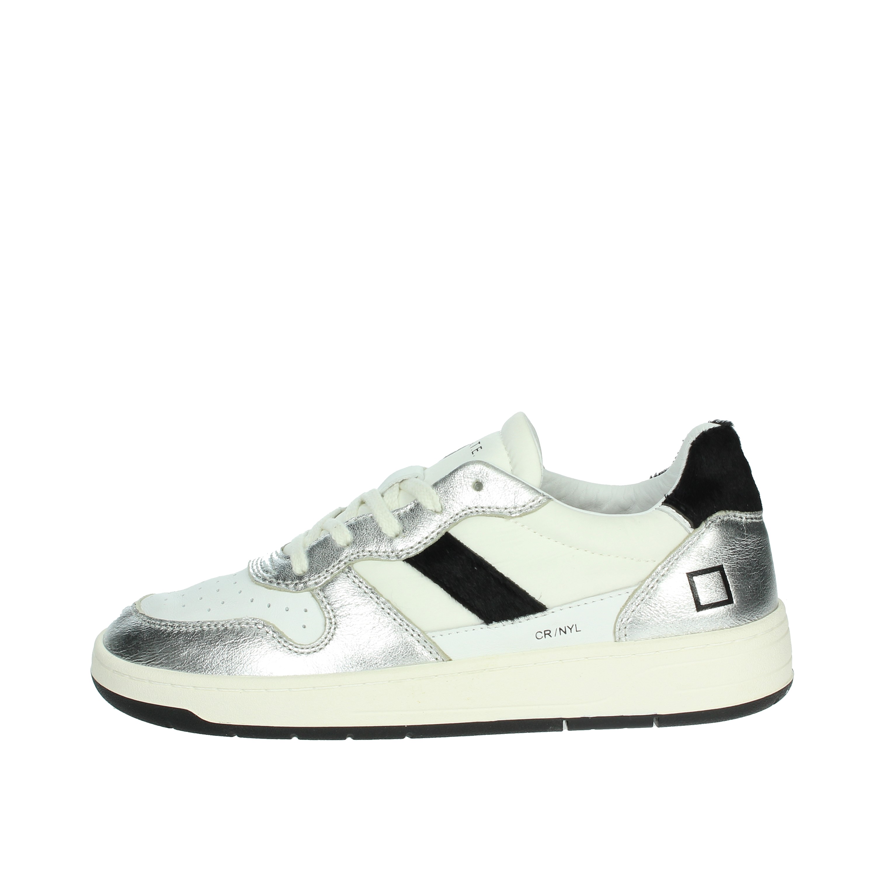 SNEAKERS BASSA W401-C2-NY-WS BIANCO/ARGENTO