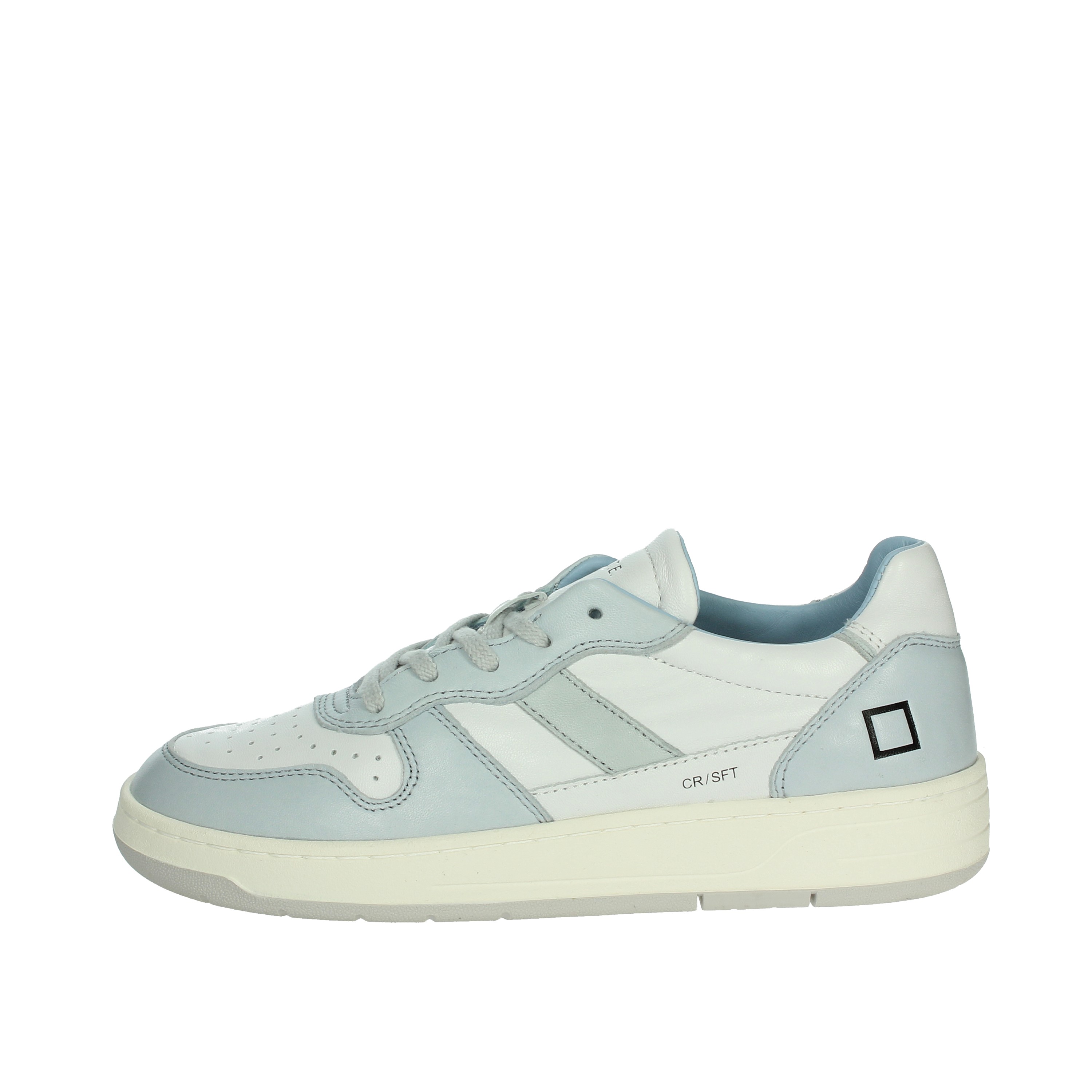 SNEAKERS BASSA W401-C2-SF-ID BIANCO/CELESTE