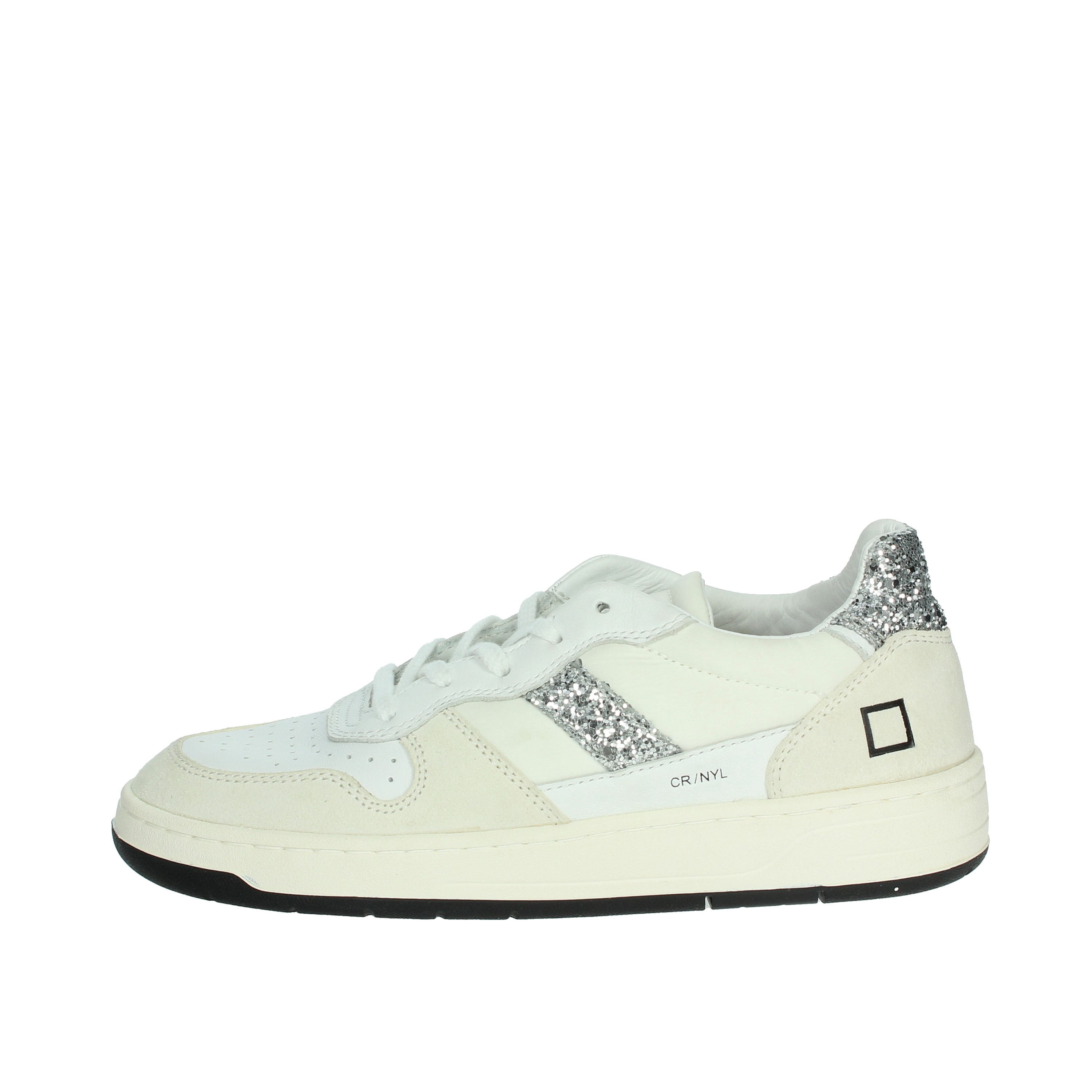 SNEAKERS BASSA W401-C2-NY-II BIANCO/ARGENTO