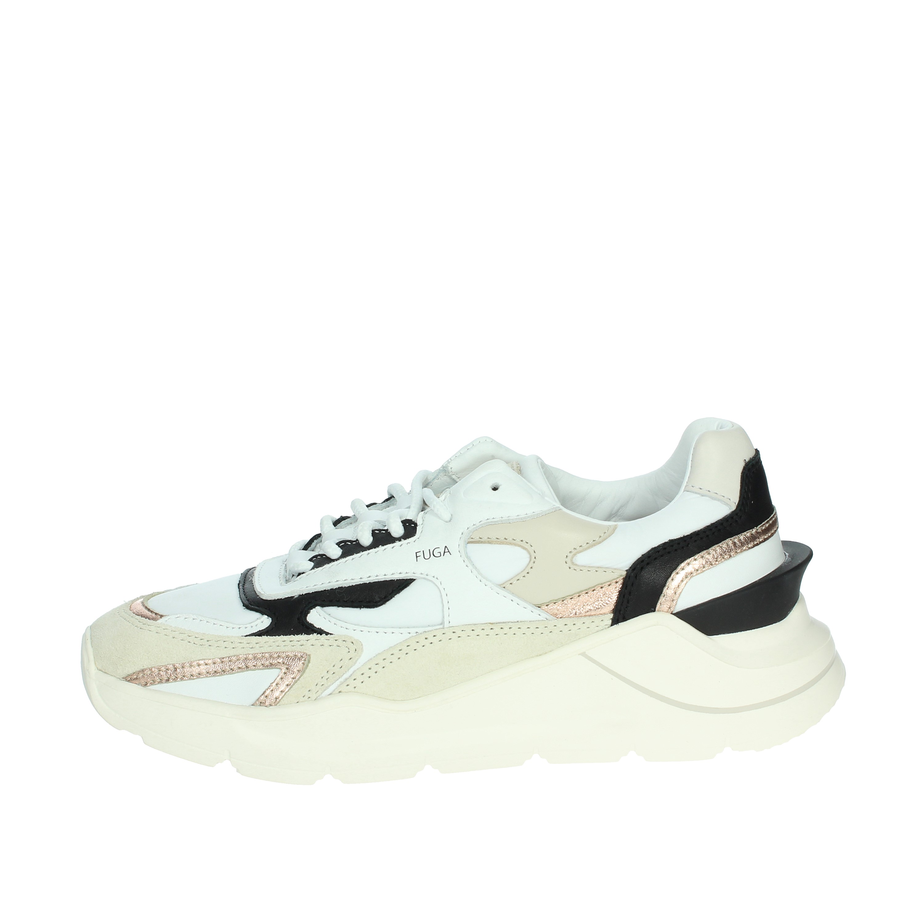 SNEAKERS BASSA W401-FM-NY-WB BIANCO/NERO