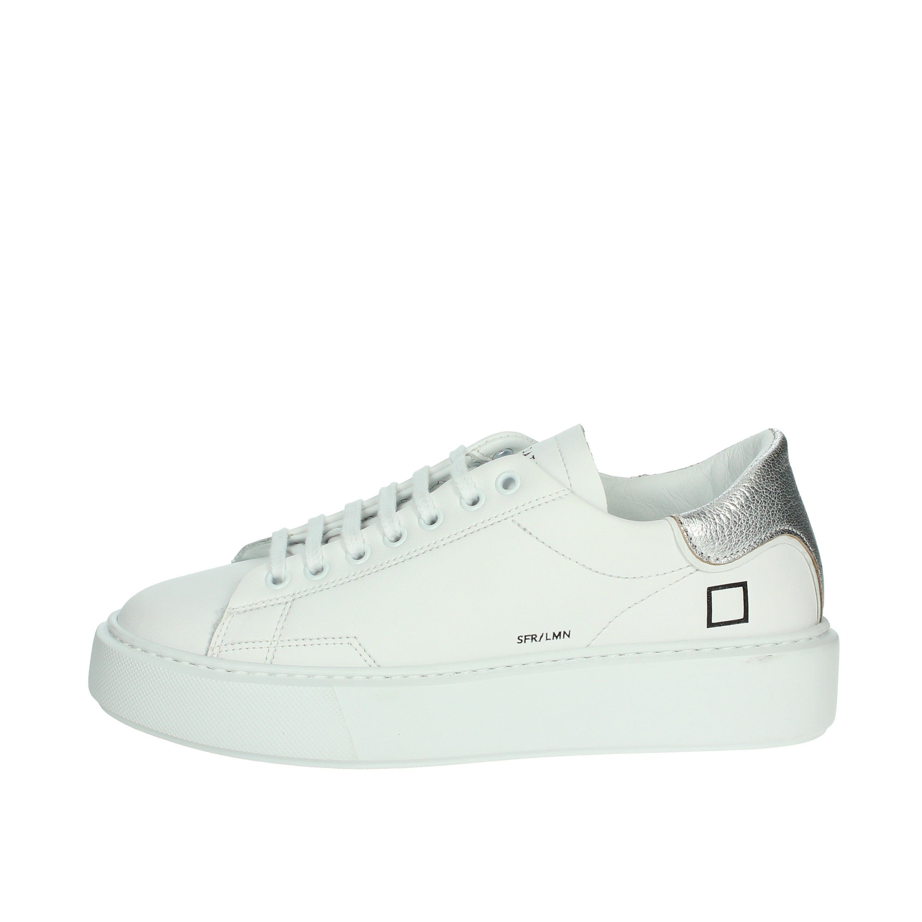 SNEAKERS BASSA W401-SF-LM-WS BIANCO/ARGENTO