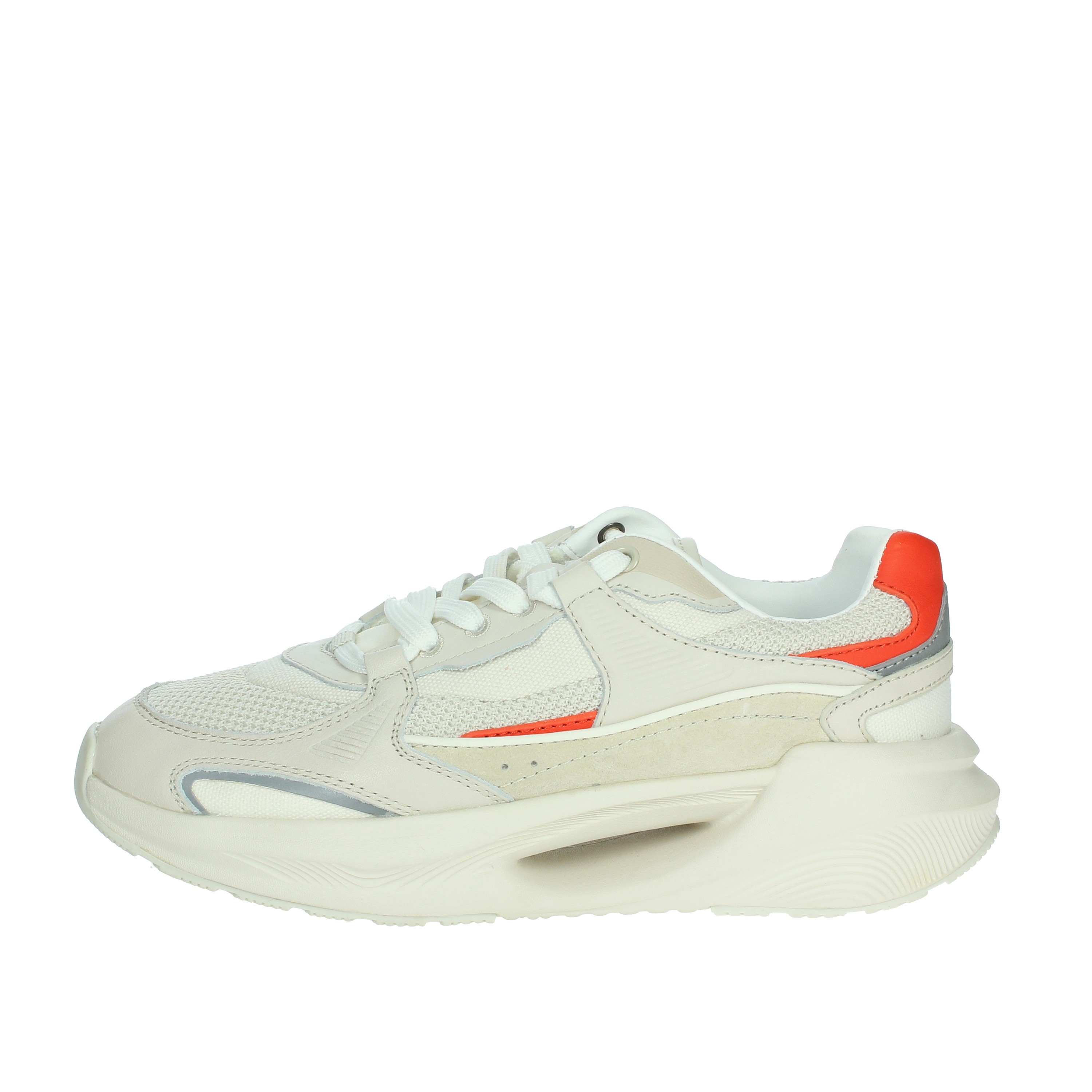 SNEAKERS BASSA W401-VL-HD-IV AVORIO