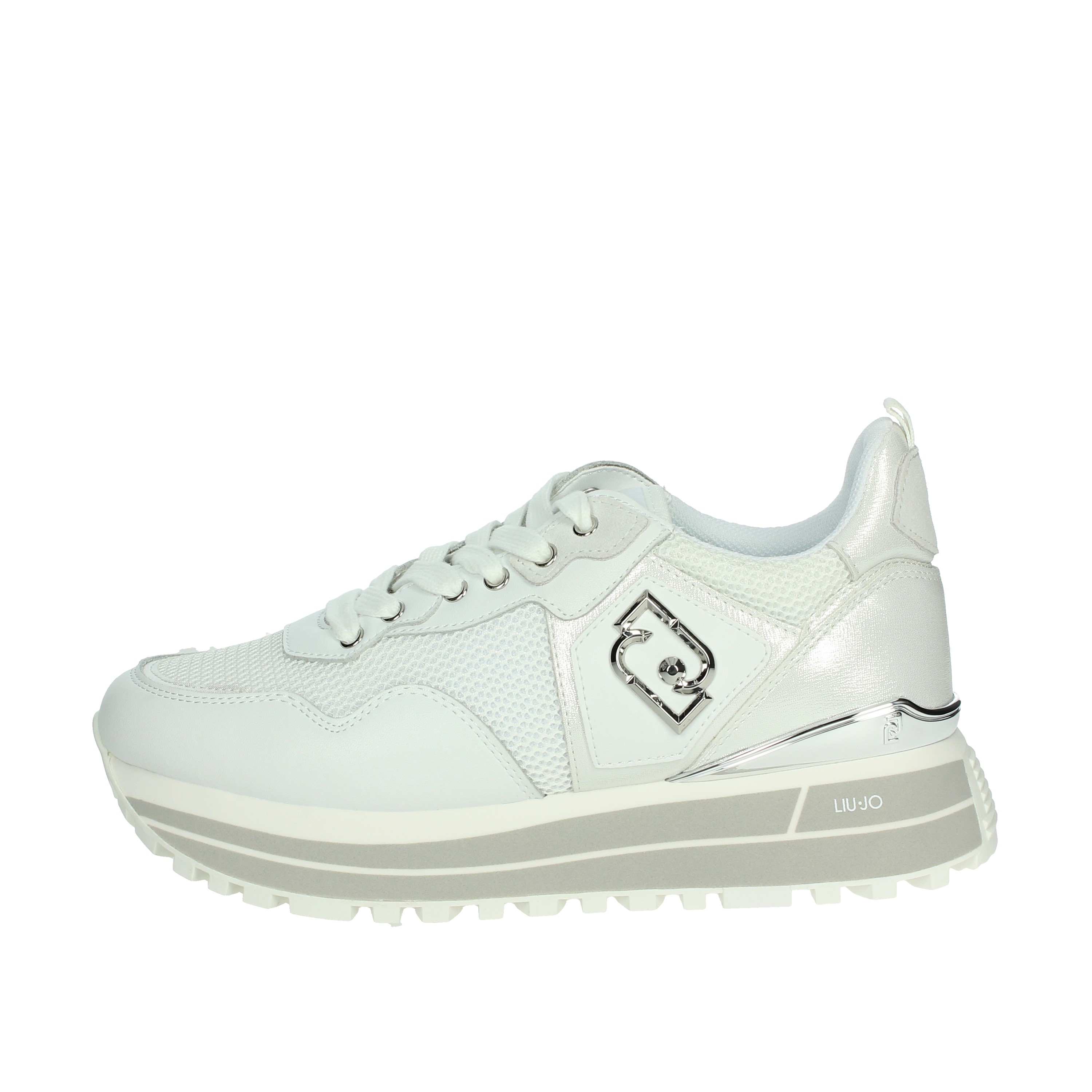 SNEAKERS BASSA MAXI WONDER 01 BIANCO/ARGENTO