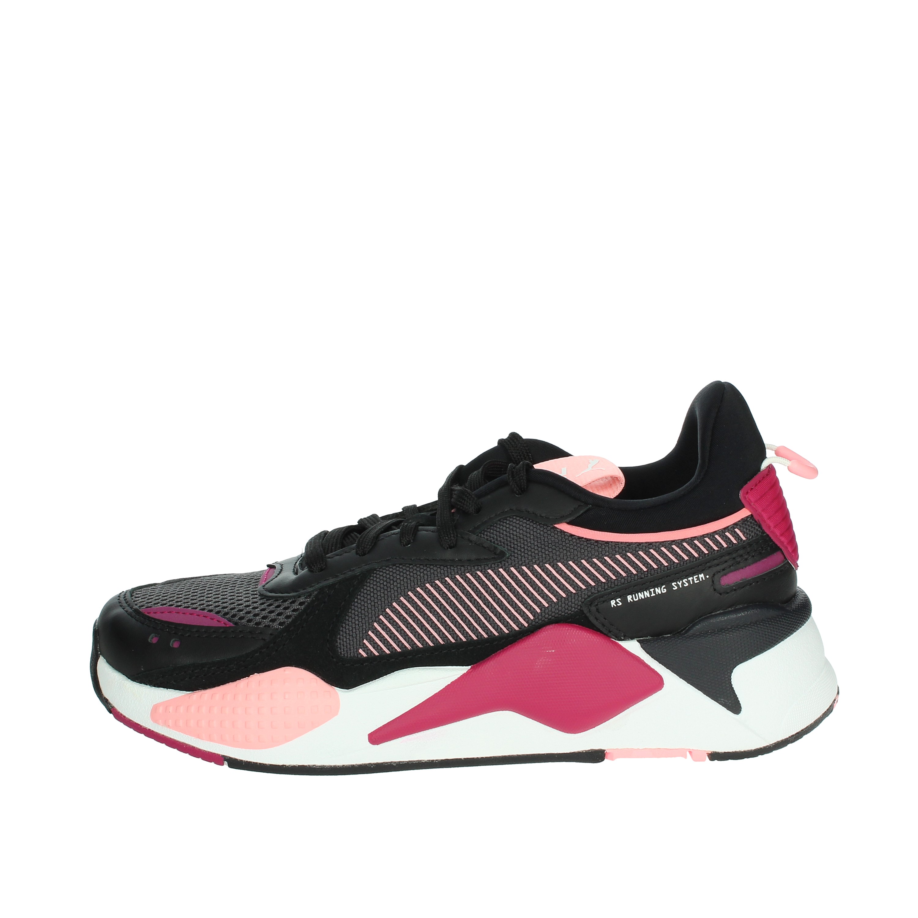 SNEAKERS BASSA 369579 NERO/FUXIA