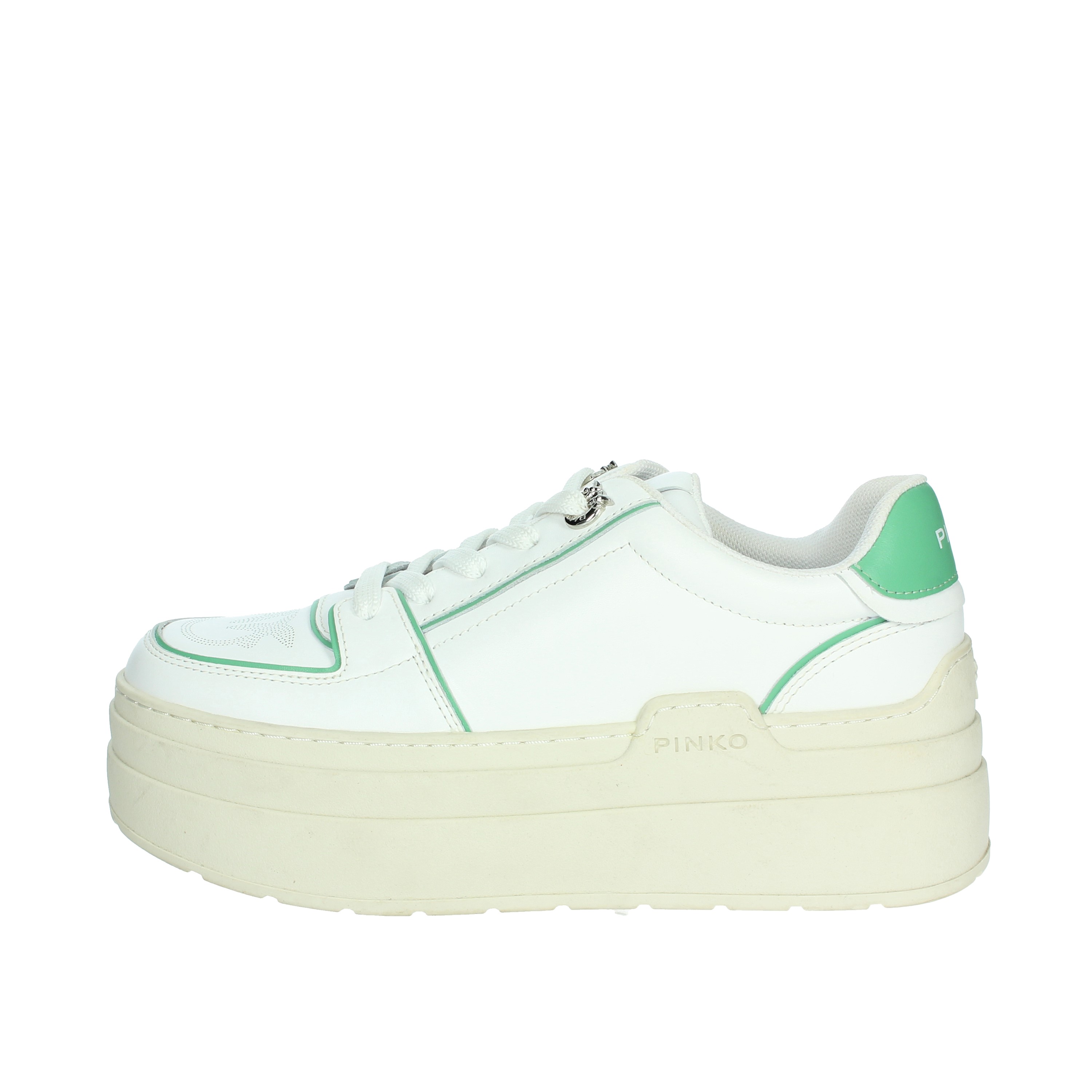 SNEAKERS BASSA SS0007 P001 BIANCO/VERDE