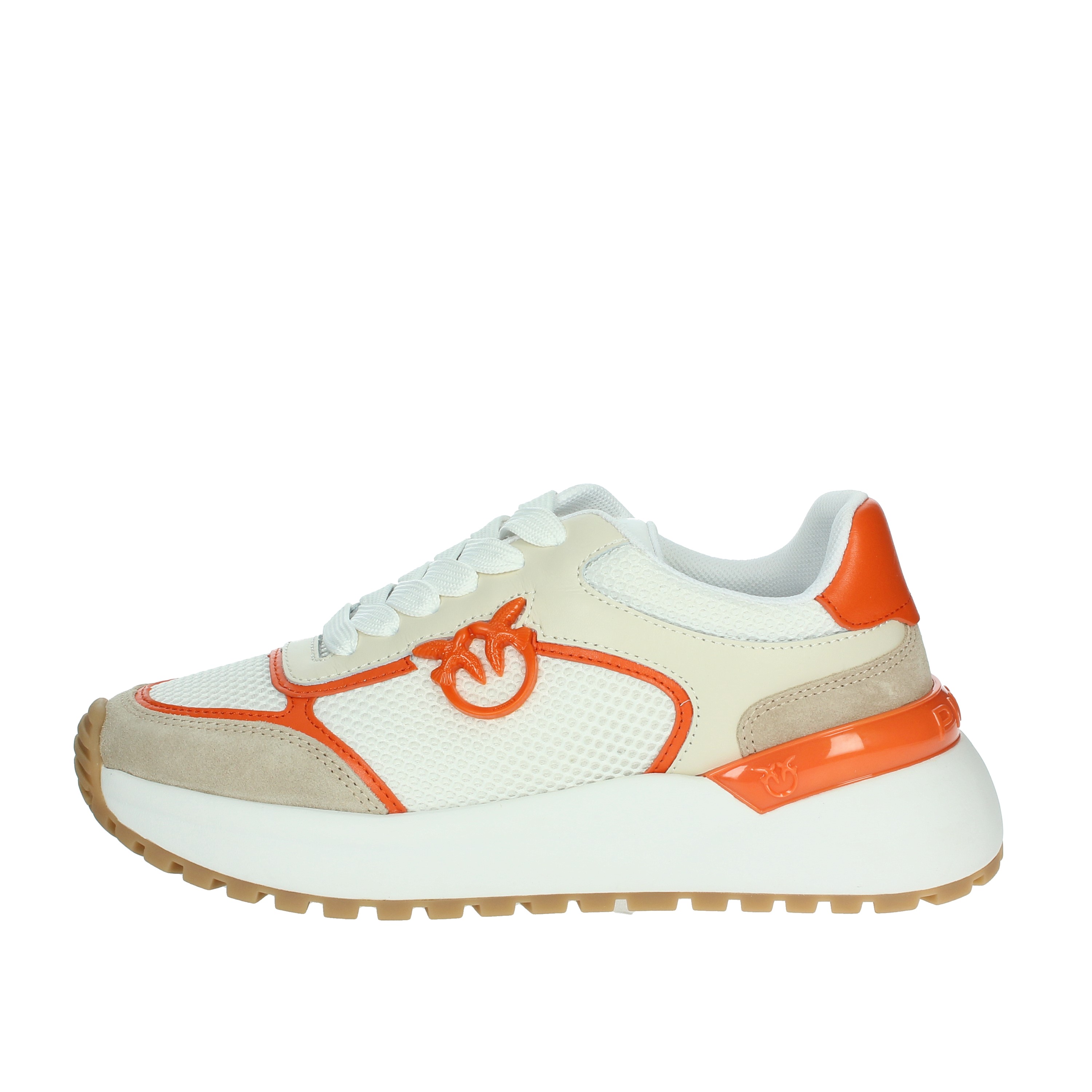 SNEAKERS BASSA SS0019 P020 BIANCO/ARANCIONE