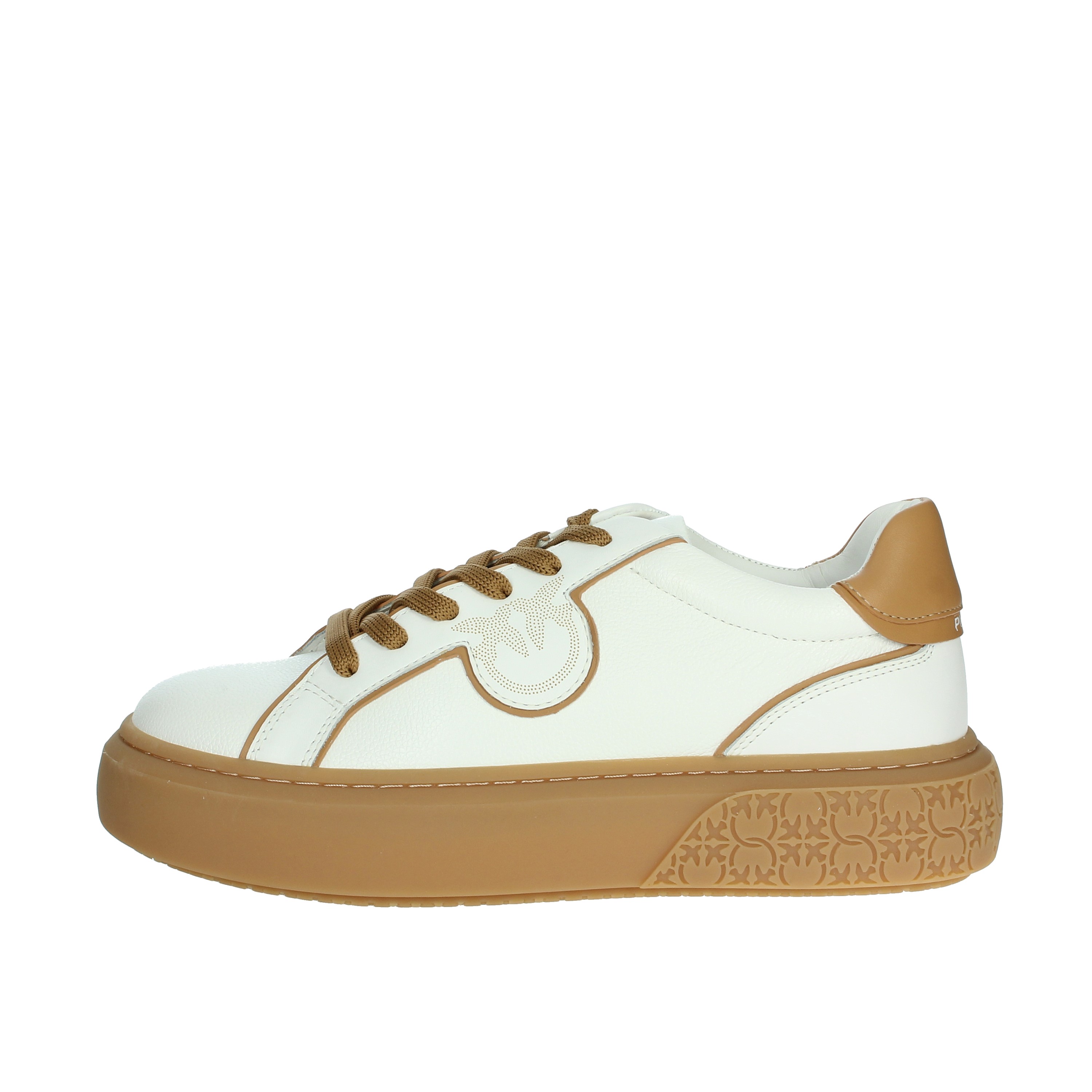 SNEAKERS BASSA SS0003 P016 BIANCO/CUOIO