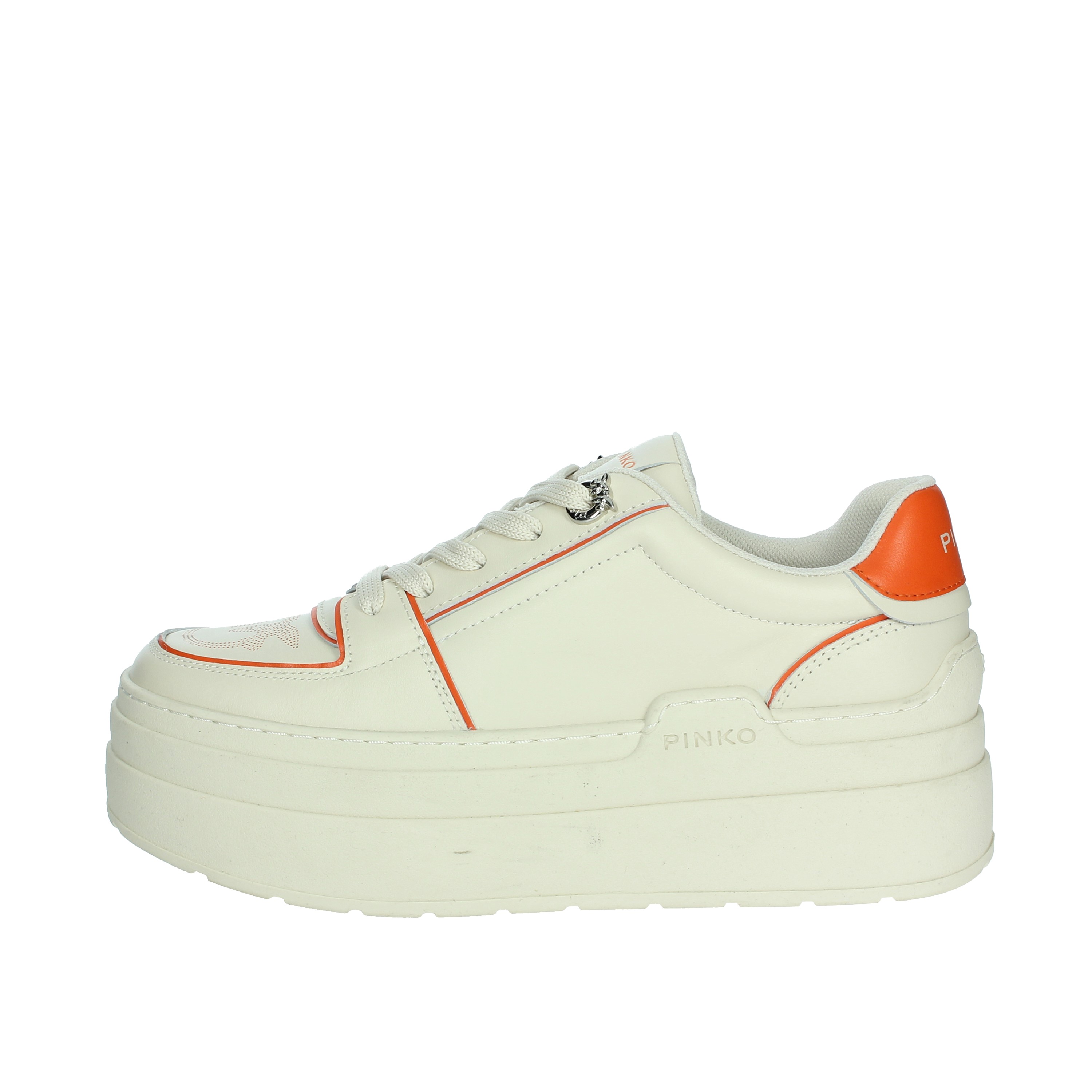 SNEAKERS BASSA SS0007 P001 BEIGE/ARANCIONE