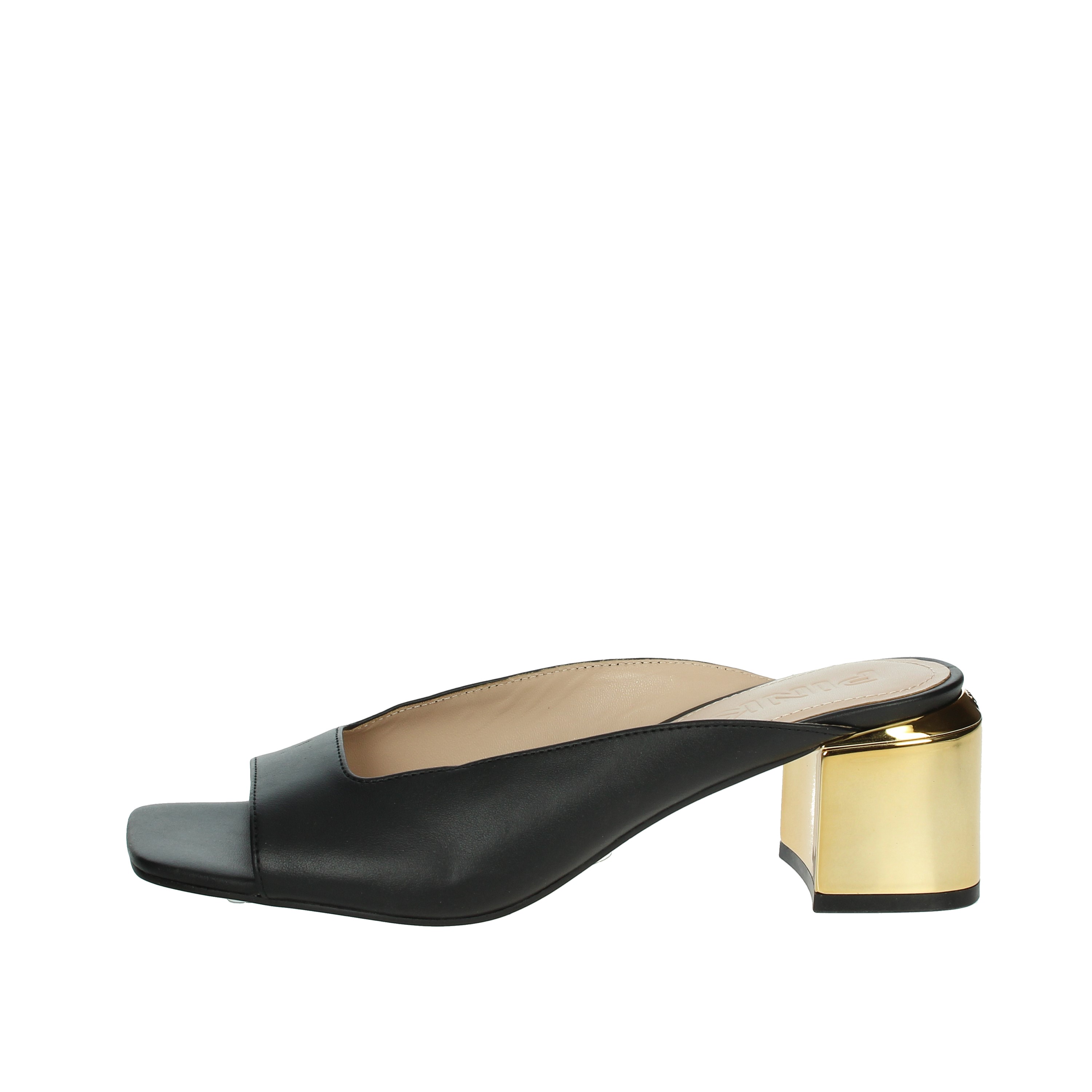 CIABATTE CON TACCO SD0049 P001 NERO