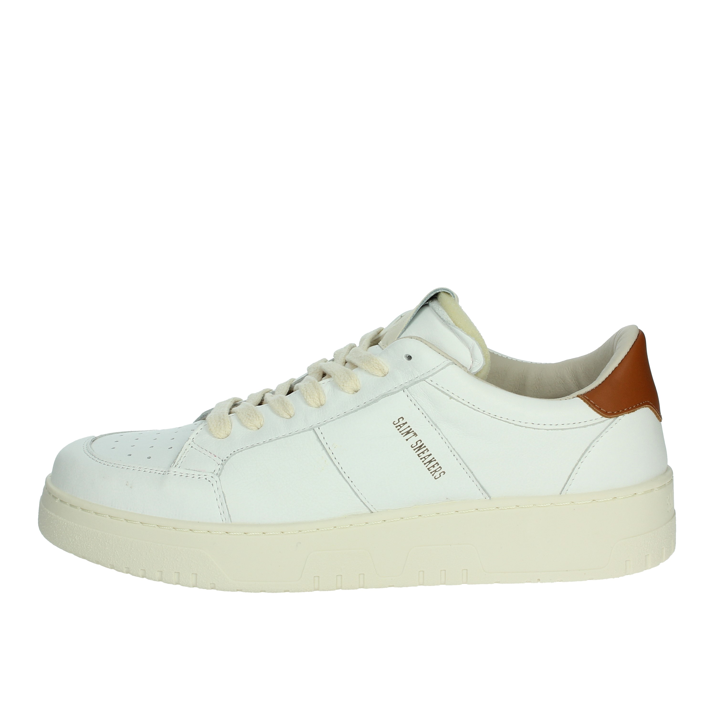 SNEAKERS BASSA GOLF BIANCO/CUOIO