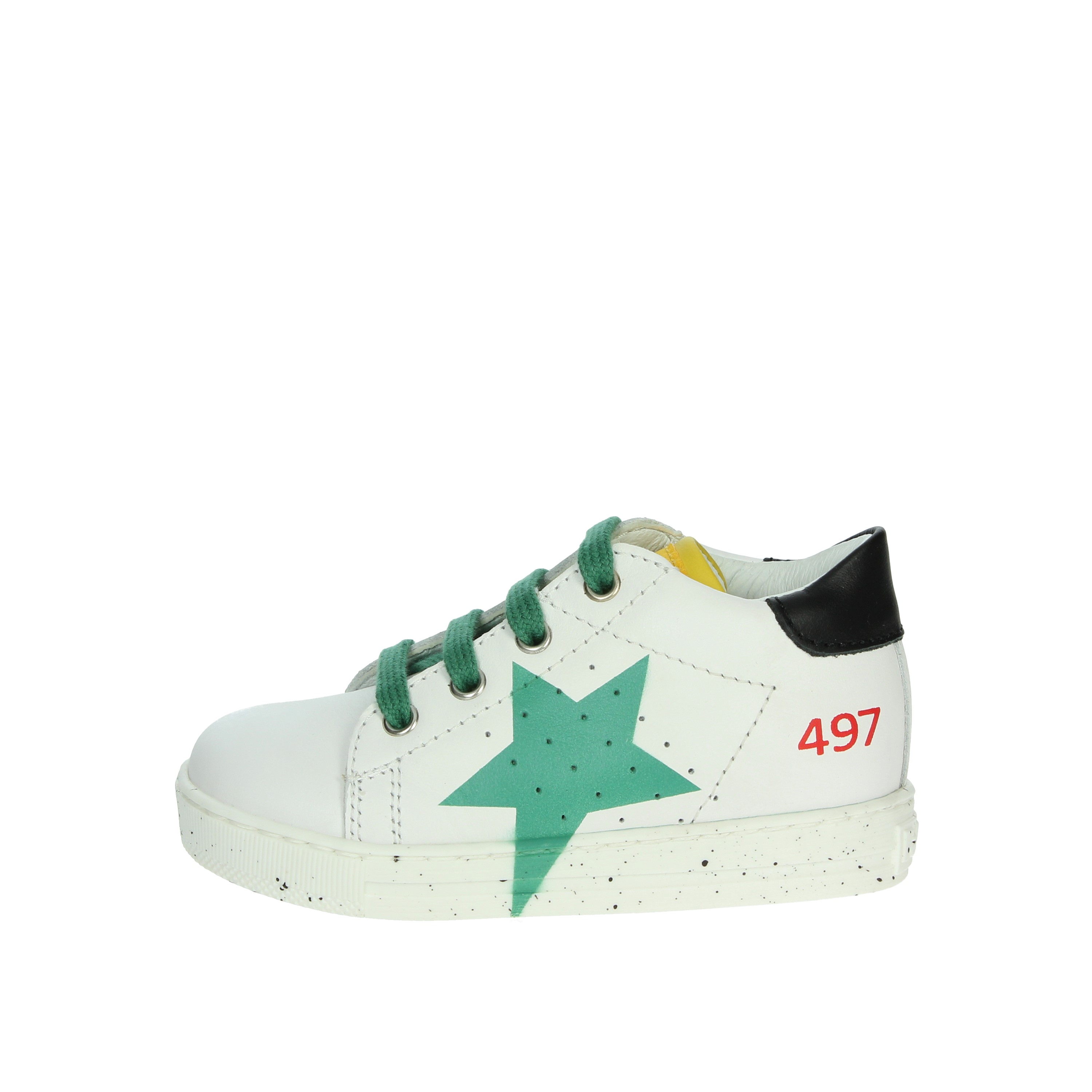 SNEAKERS BASSA 0012015331.01.1N83 BIANCO/VERDE