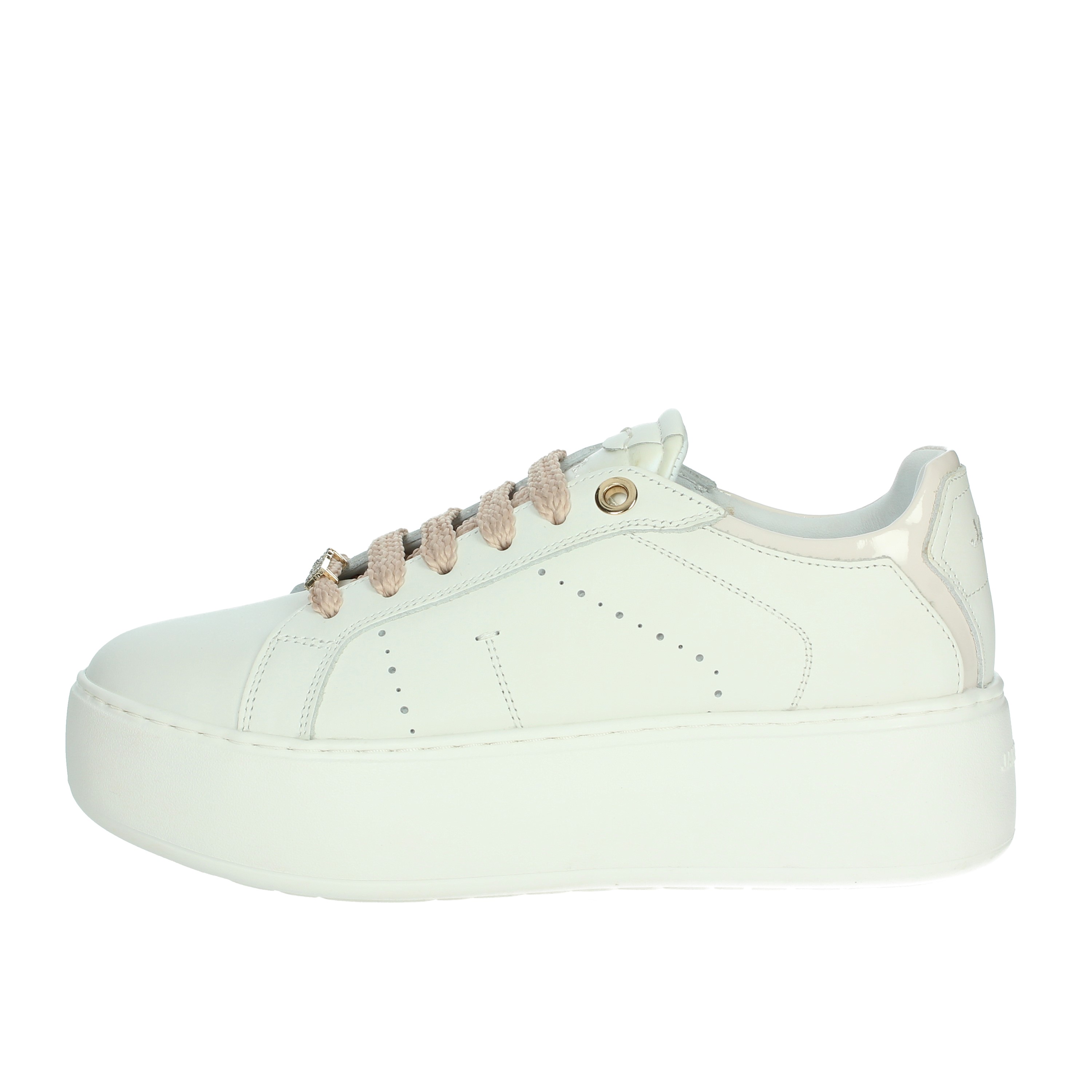 SNEAKERS BASSA J-004 BIANCO/ROSA