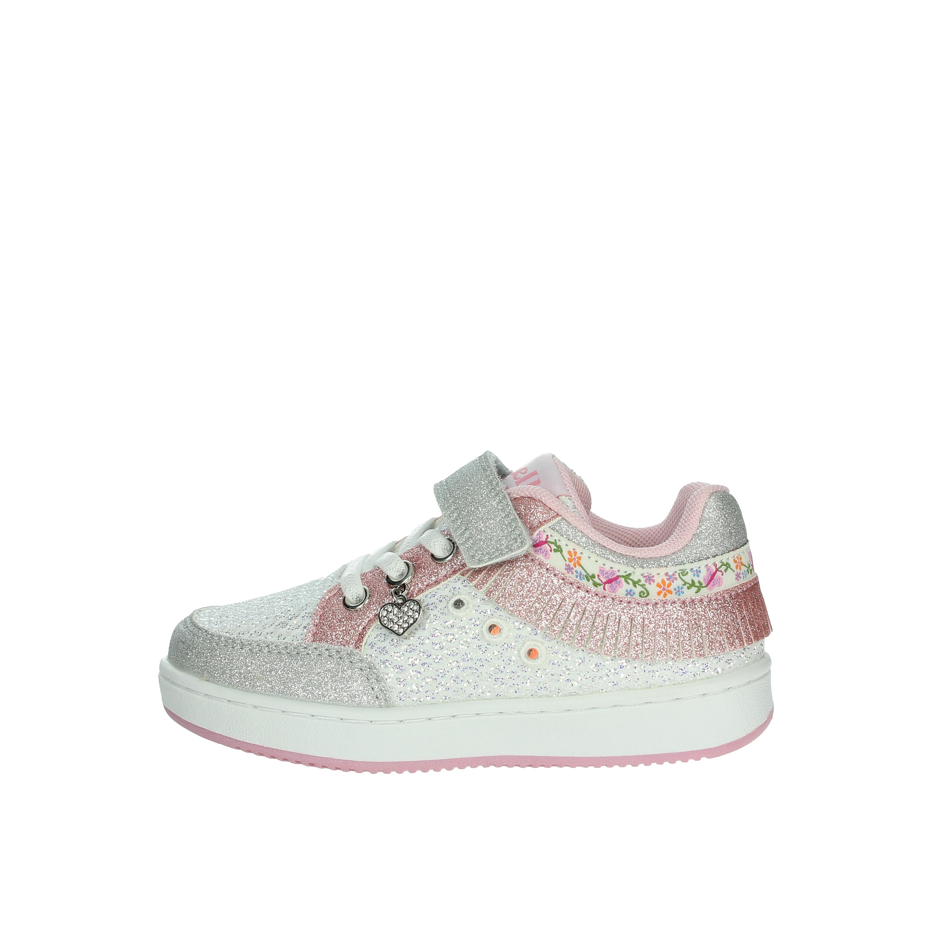 SNEAKERS BASSA LKAL8054 BIANCO/ARGENTO