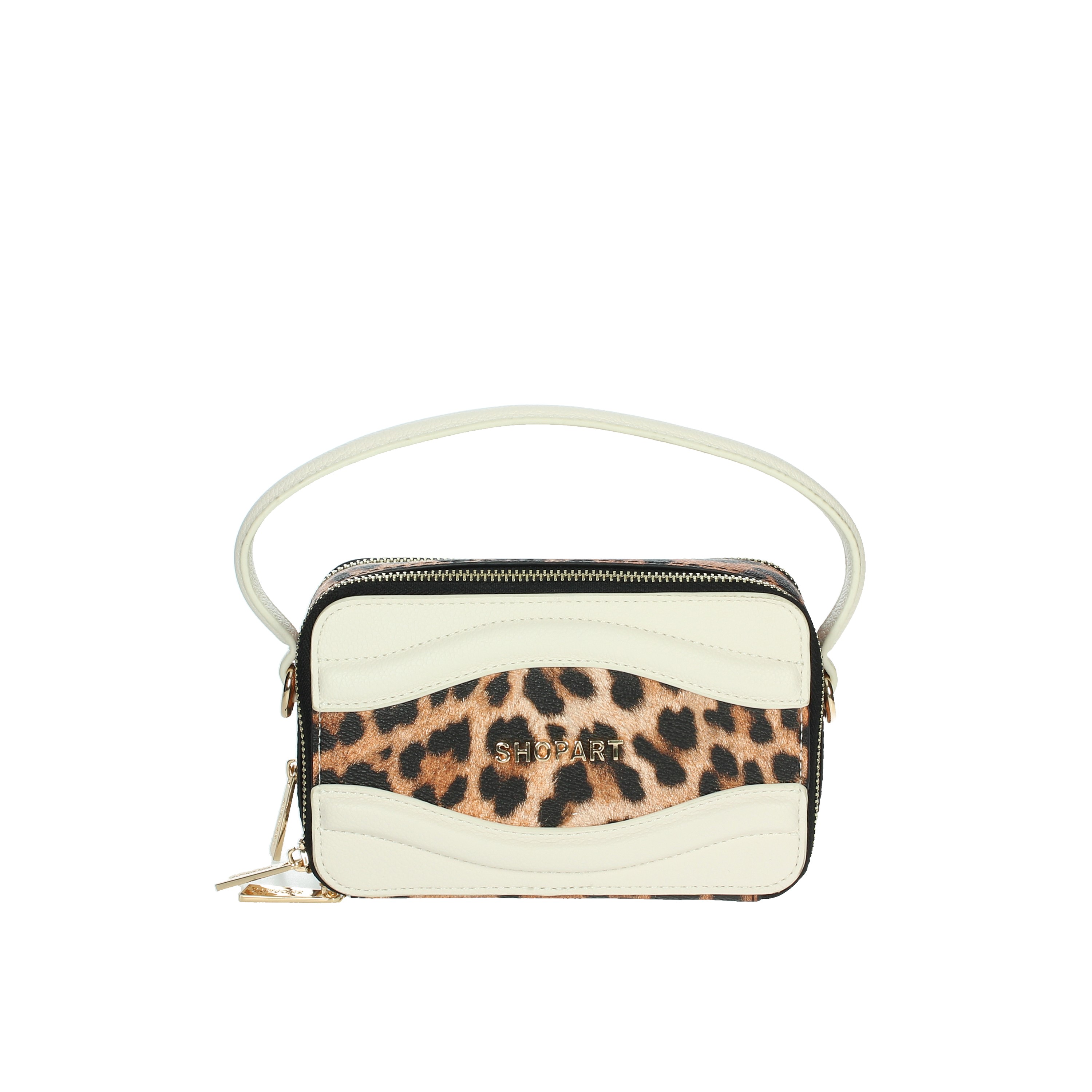 BORSA A MANO SAAS250104 BEIGE/CUOIO