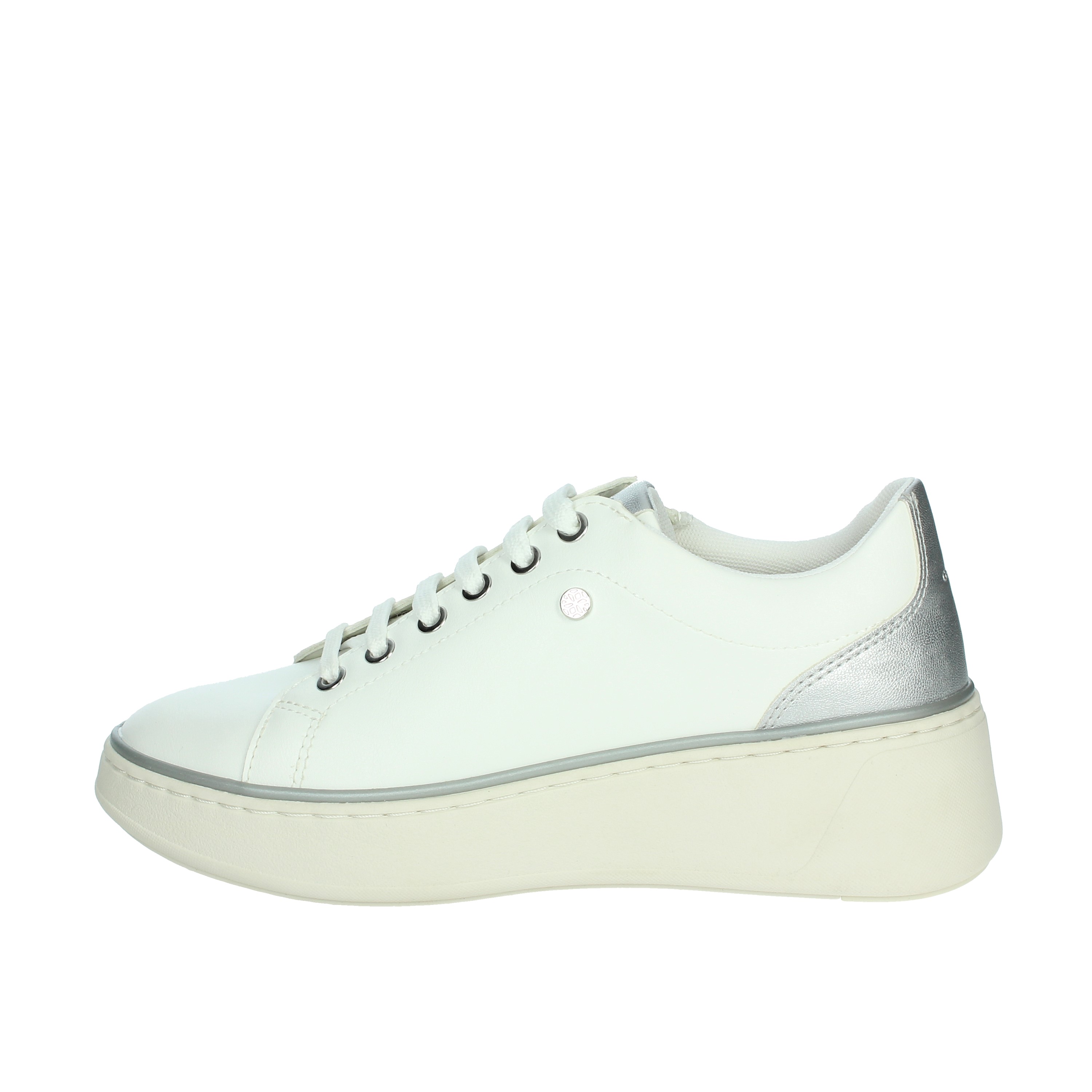 SNEAKERS BASSA D55YHA 054AJ BIANCO