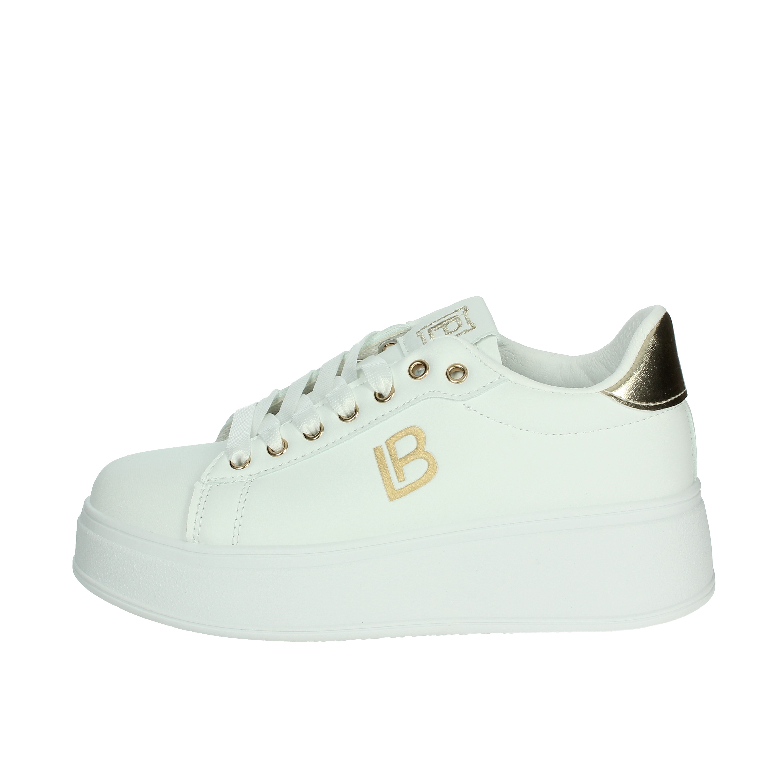SNEAKERS BASSA 8930 BIANCO/ORO