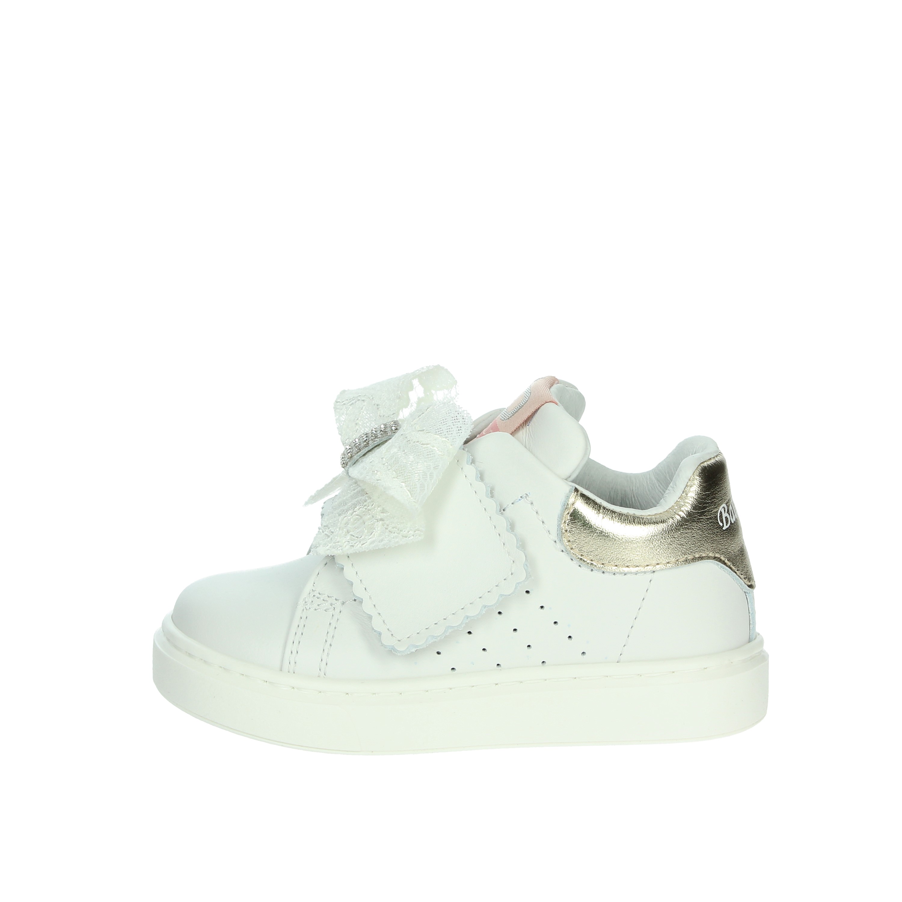 SNEAKERS BASSA CITA6829 BIANCO/ORO