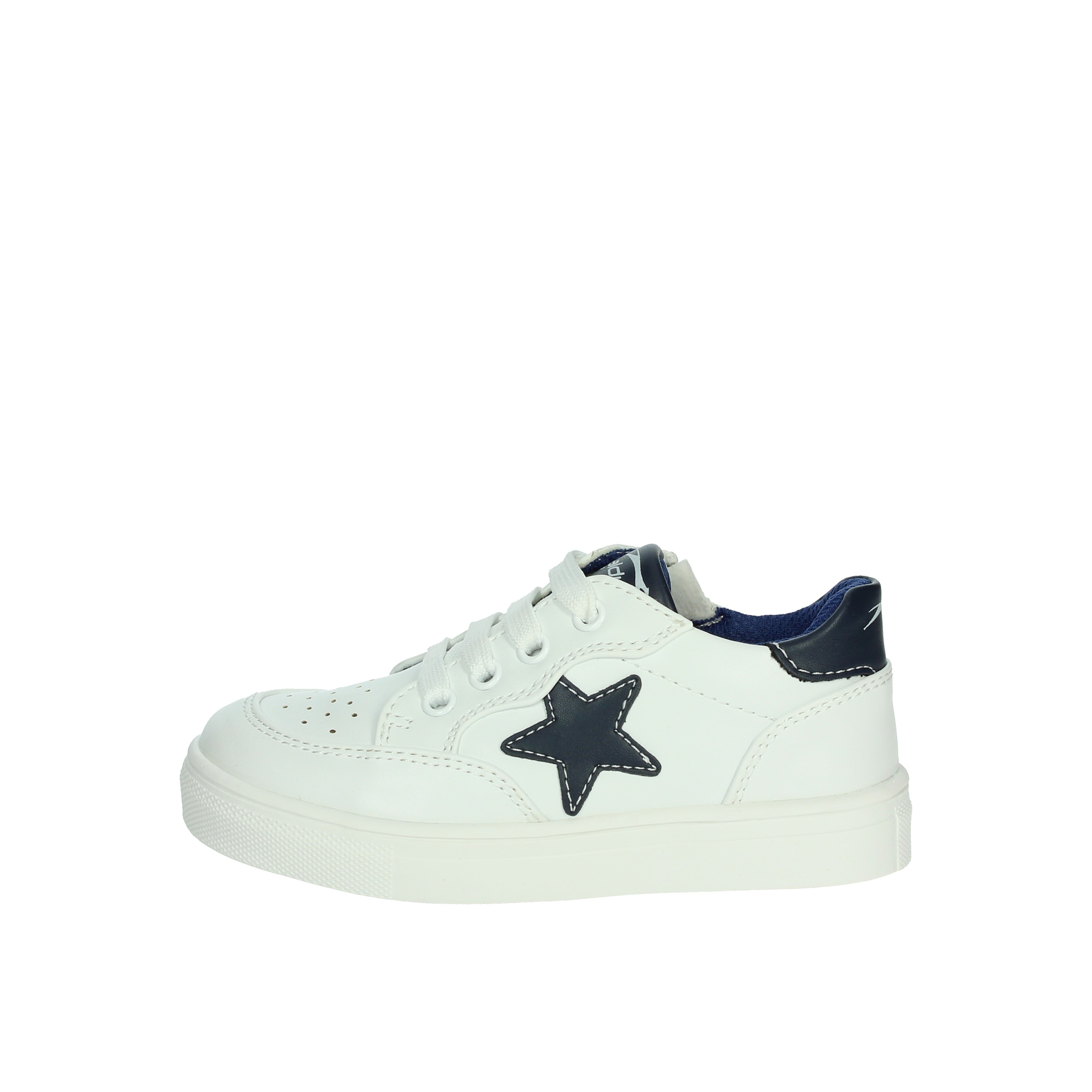 SNEAKERS BASSA BS5604 BIANCO/BLU