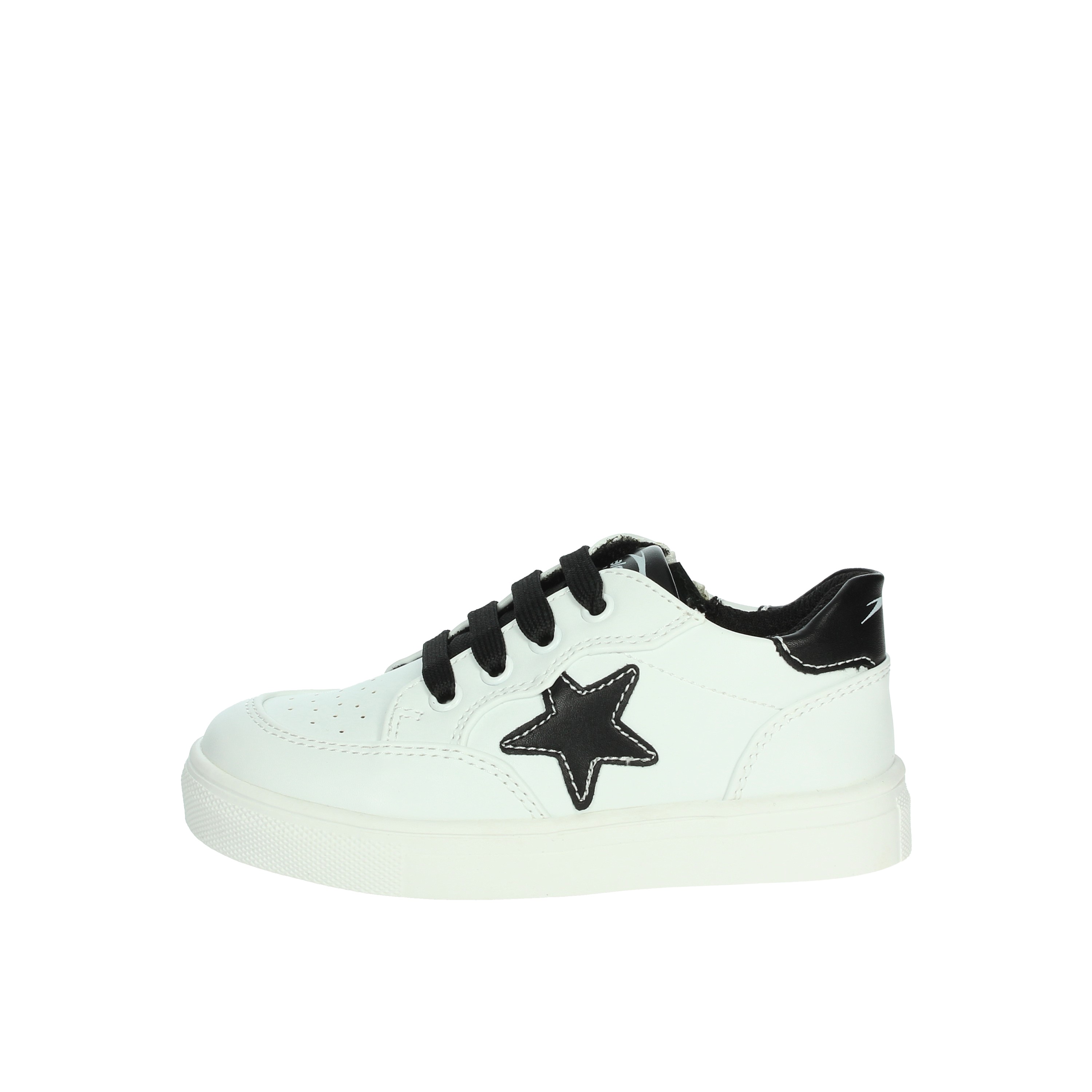 SNEAKERS BASSA BS5604 BIANCO/NERO