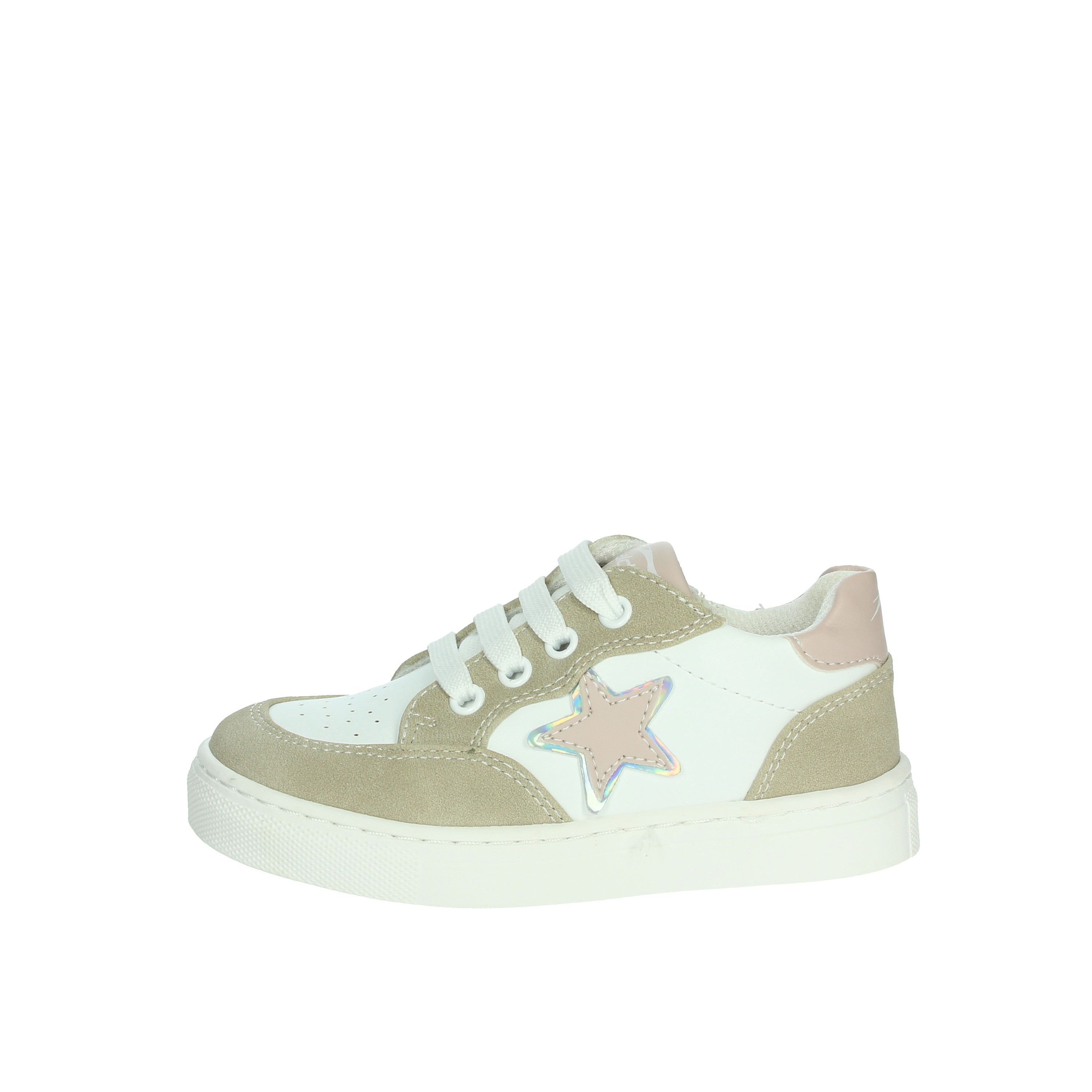 SNEAKERS BASSA BS5604 BIANCO/ROSA