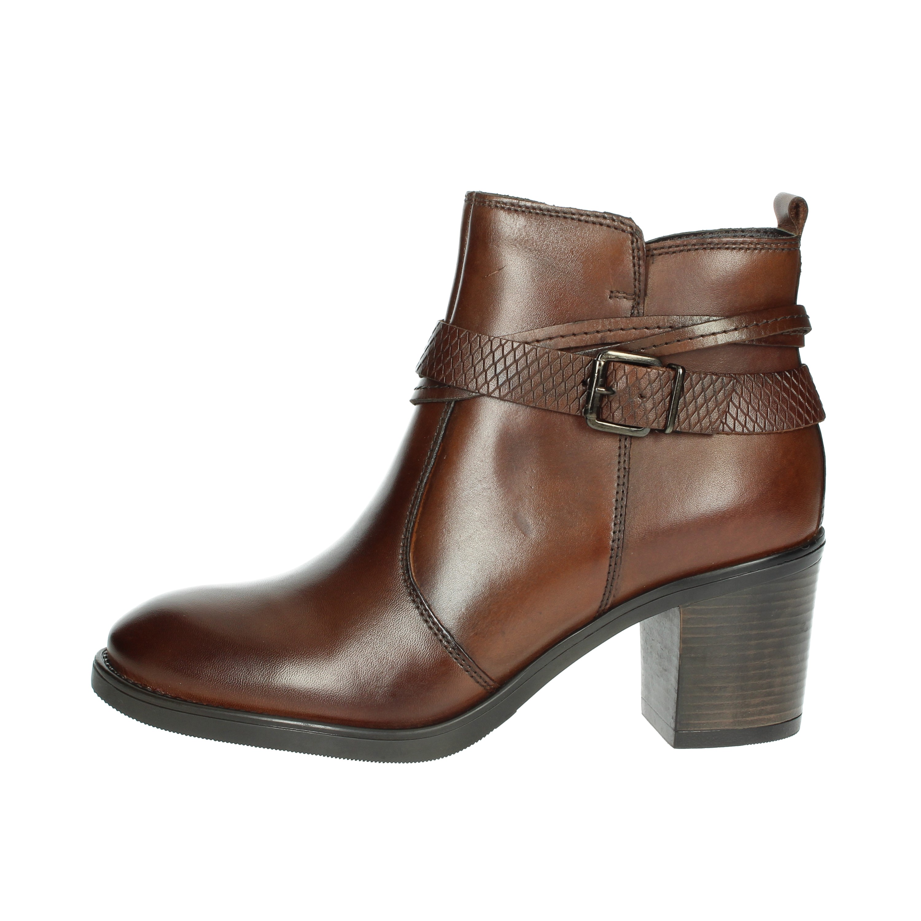 STIVALETTI TACCO IS380527 MARRONE
