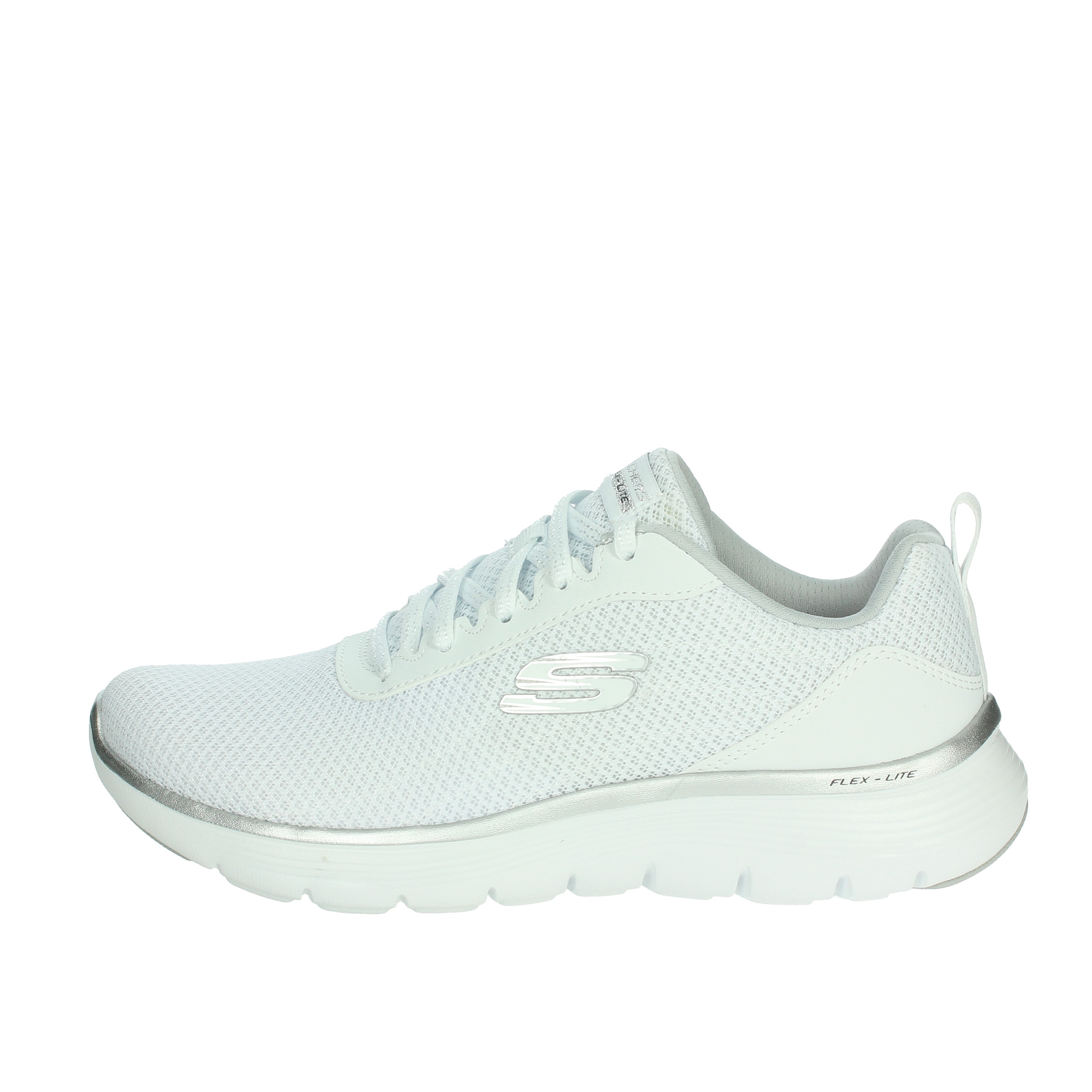 SNEAKERS BASSA 150206 BIANCO/ARGENTO