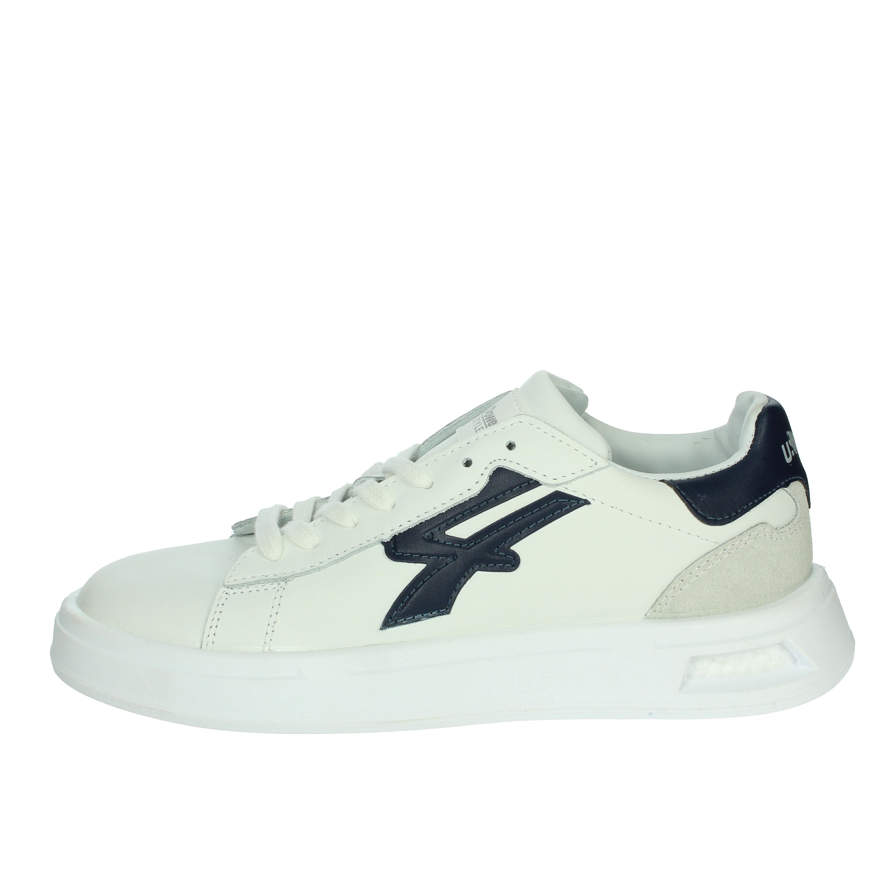 SNEAKERS BASSA UB20079 BIANCO/BLU