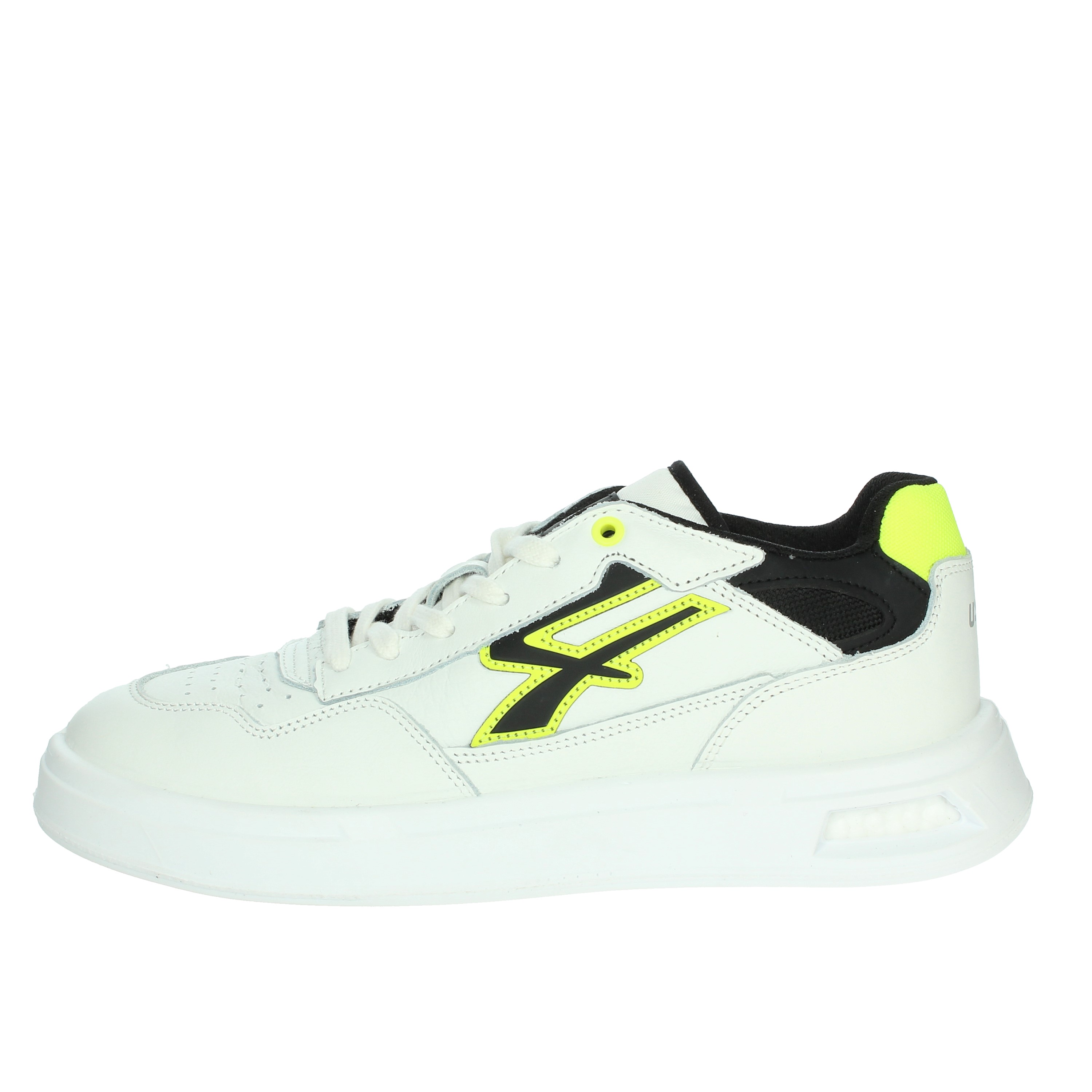 SNEAKERS BASSA UB20119 BIANCO/NERO