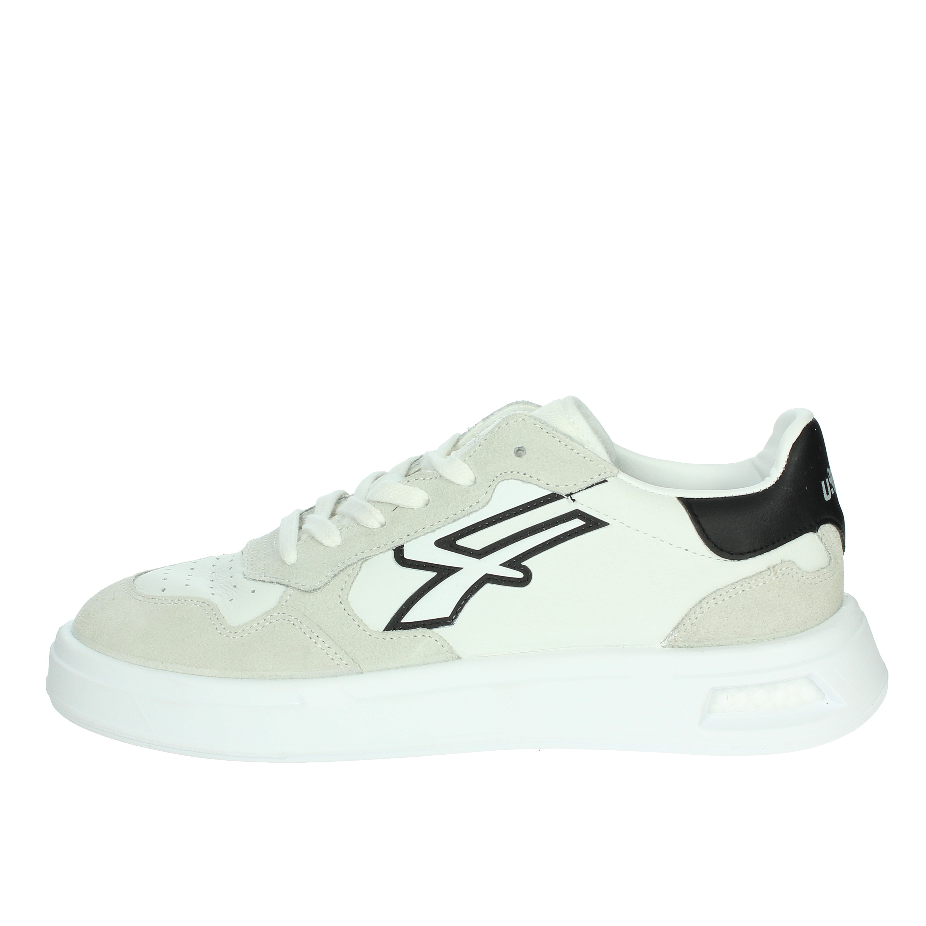 SNEAKERS BASSA UB20029 BIANCO/NERO