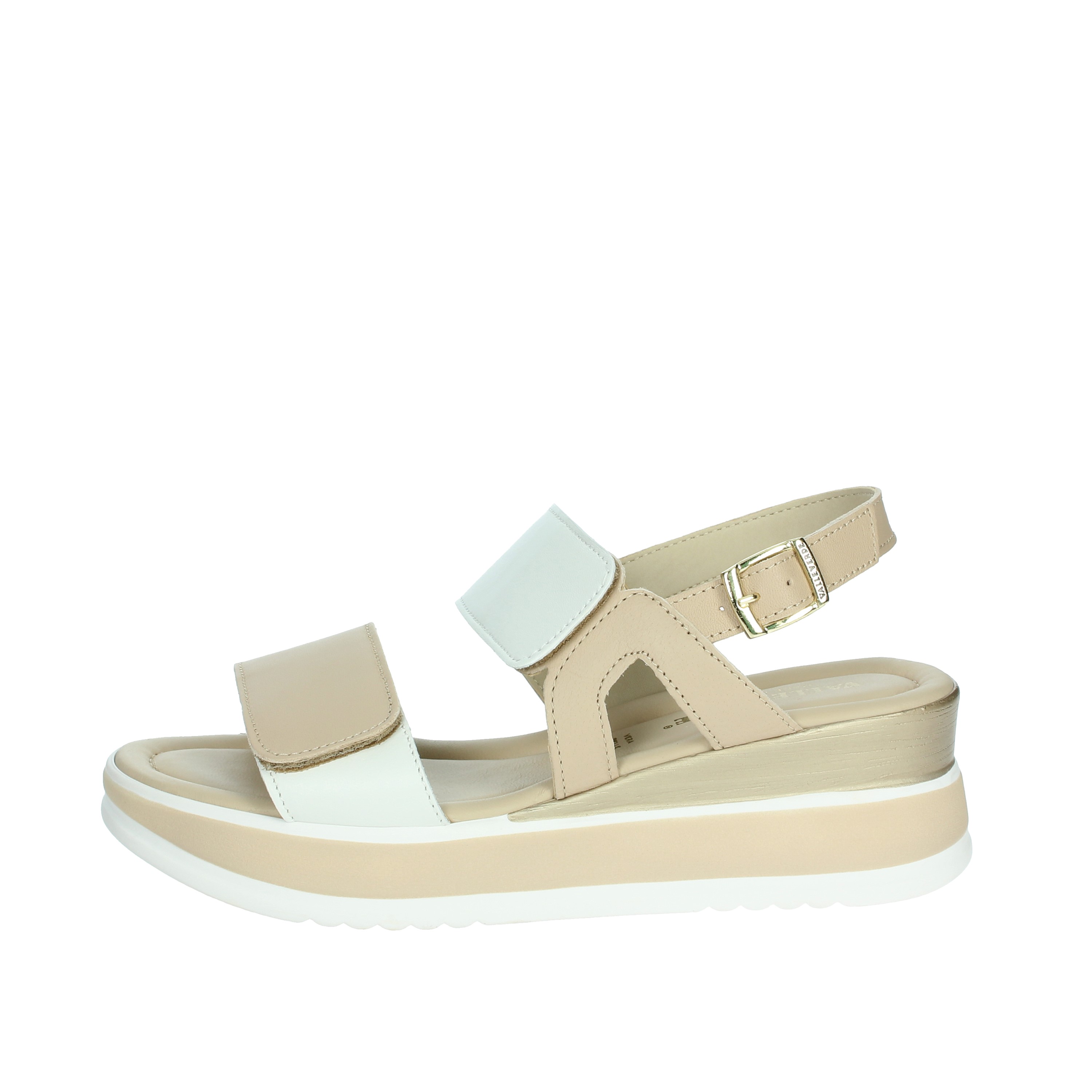 SANDALI CON ZEPPA 32112 BEIGE